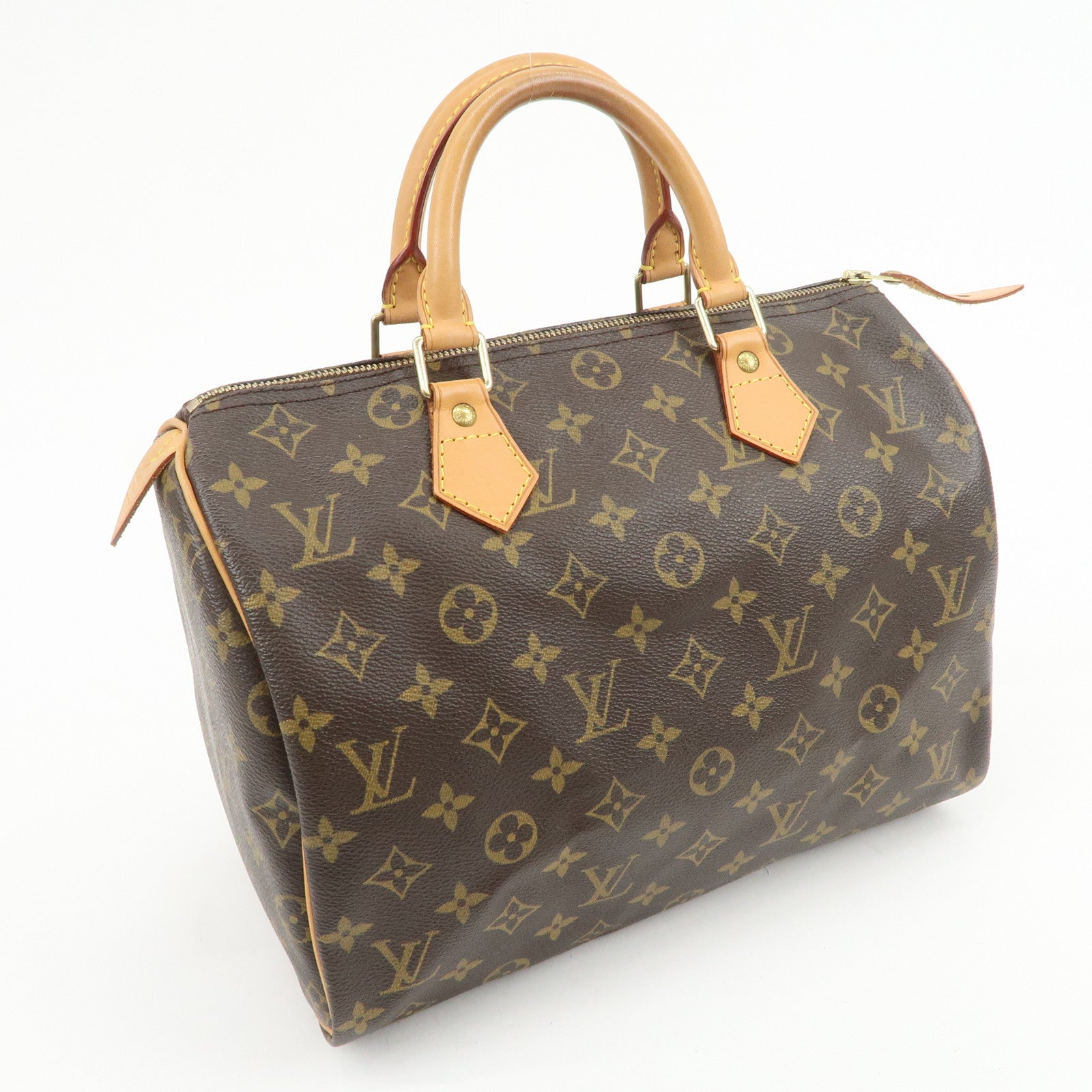 Louis Vuitton Monogram Speedy 30 Boston Bag Hand Bag Brown M41526