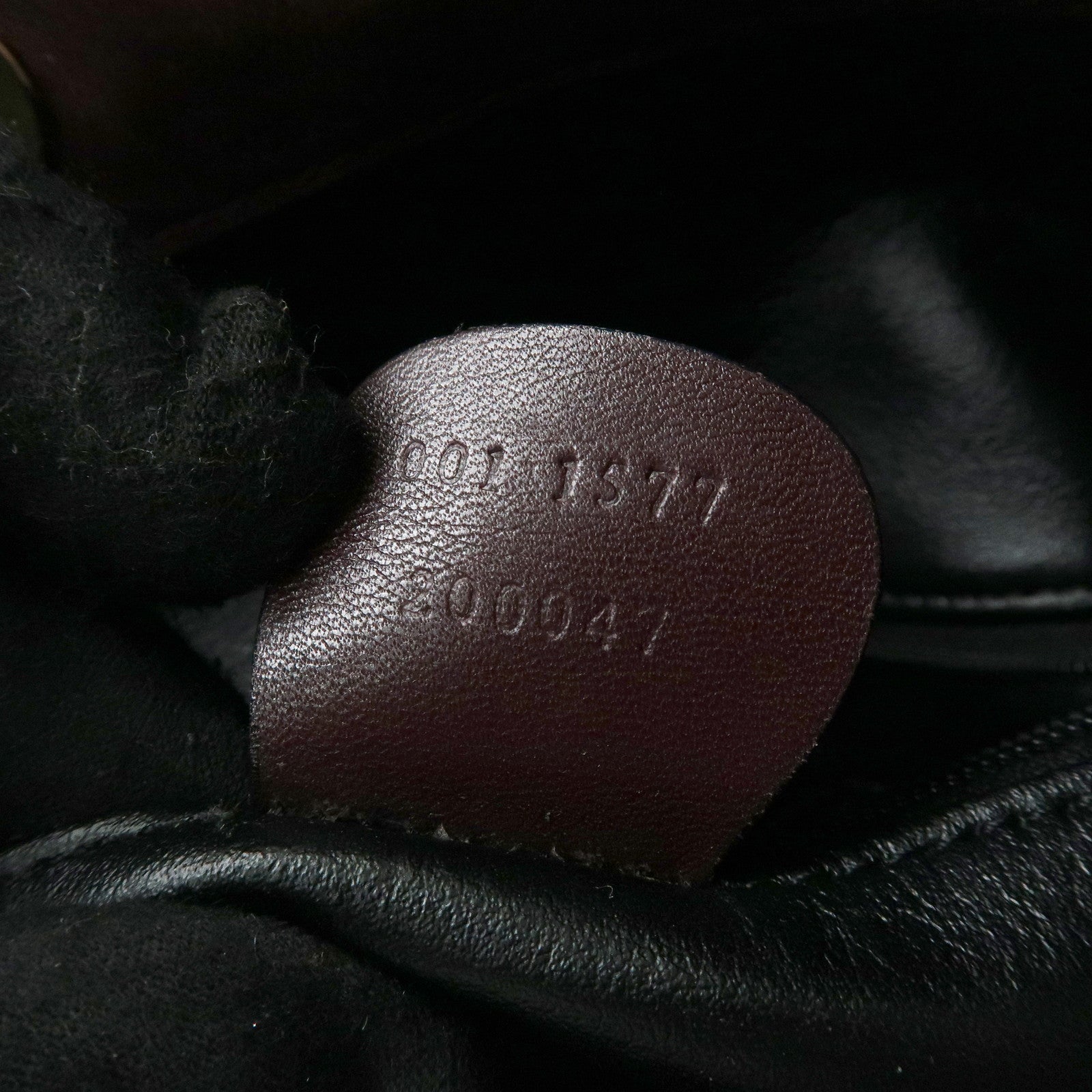 GUCCI Bamboo Leather 2Way Bag Hand Shoulder Bag Bordeaux 001・1577
