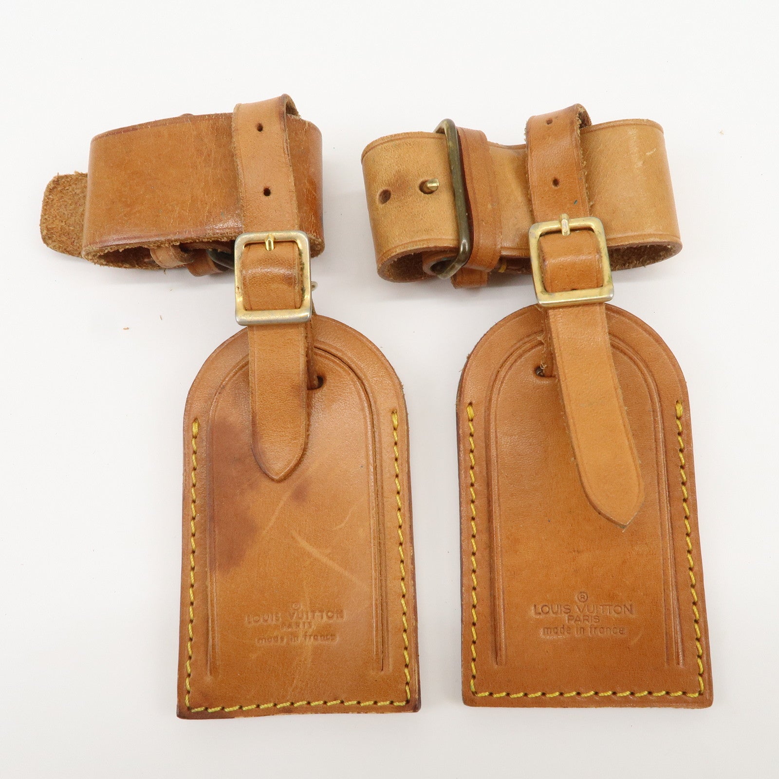 Louis Vuitton Set of 10 Leather Name Tag & Poignet