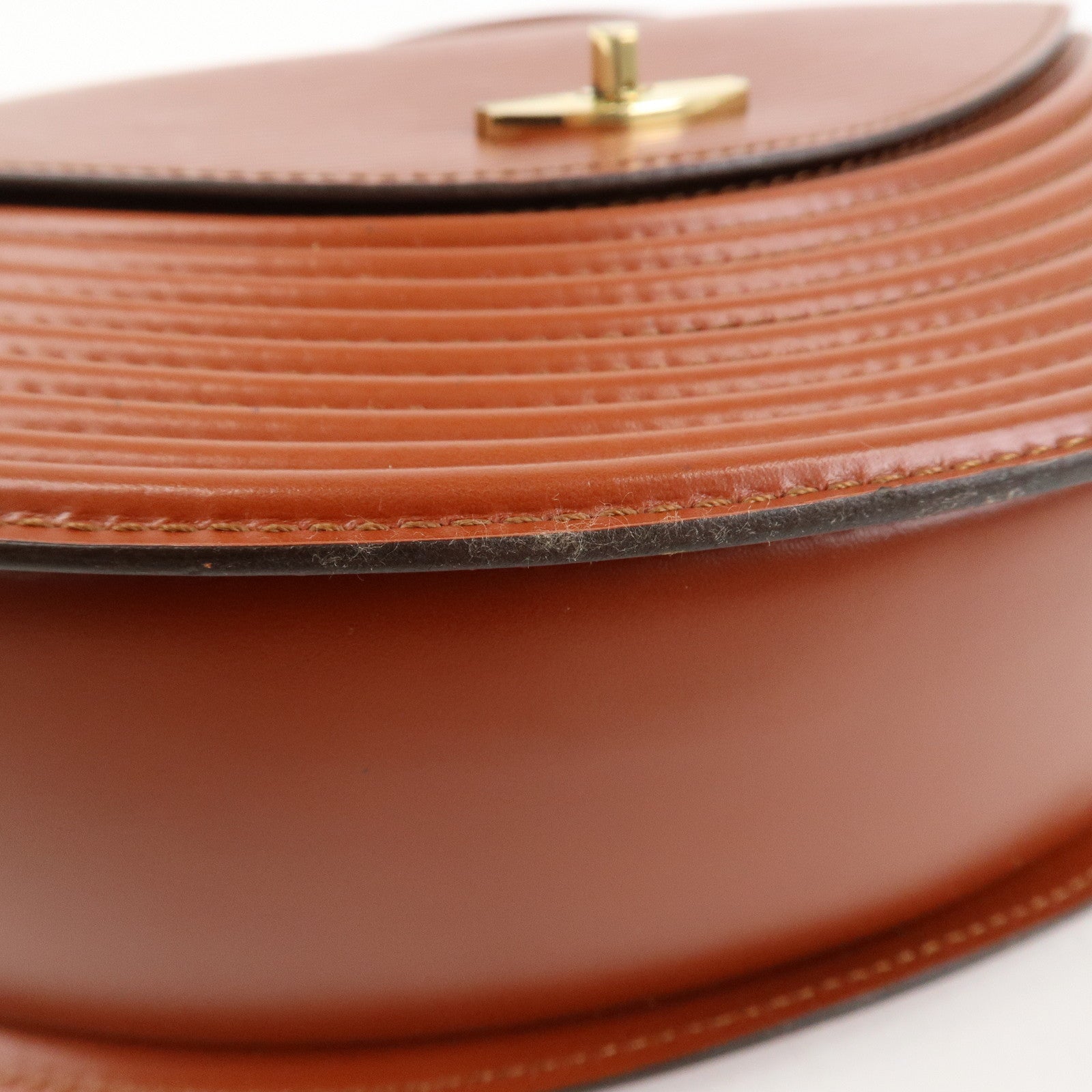 Louis Vuitton Epi Tilsit Shoulder Hand Bag Kenya Brown M52483