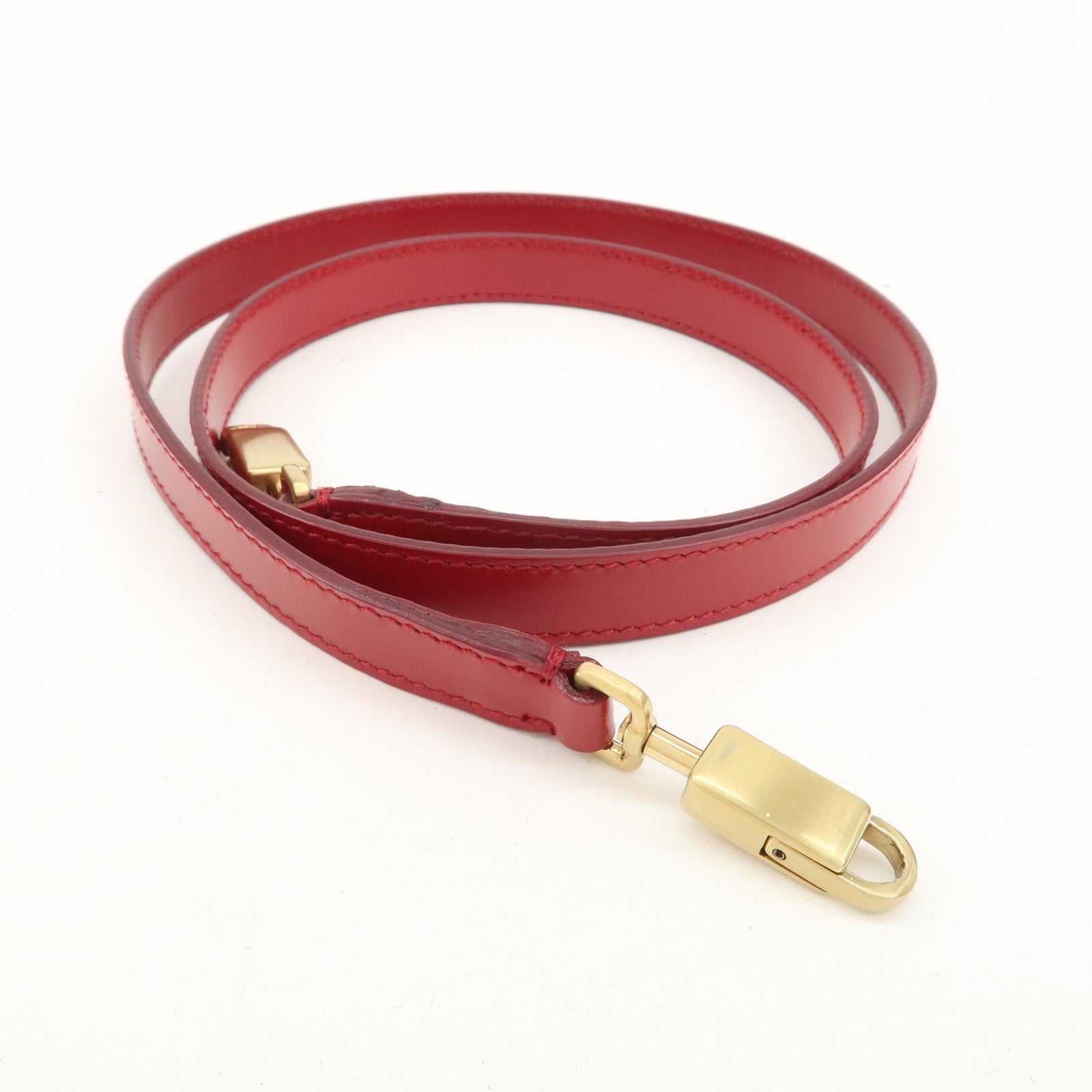 Ferragamo Gancini Leather 2WAY Bag Hand Bag Shoulder Bag Red