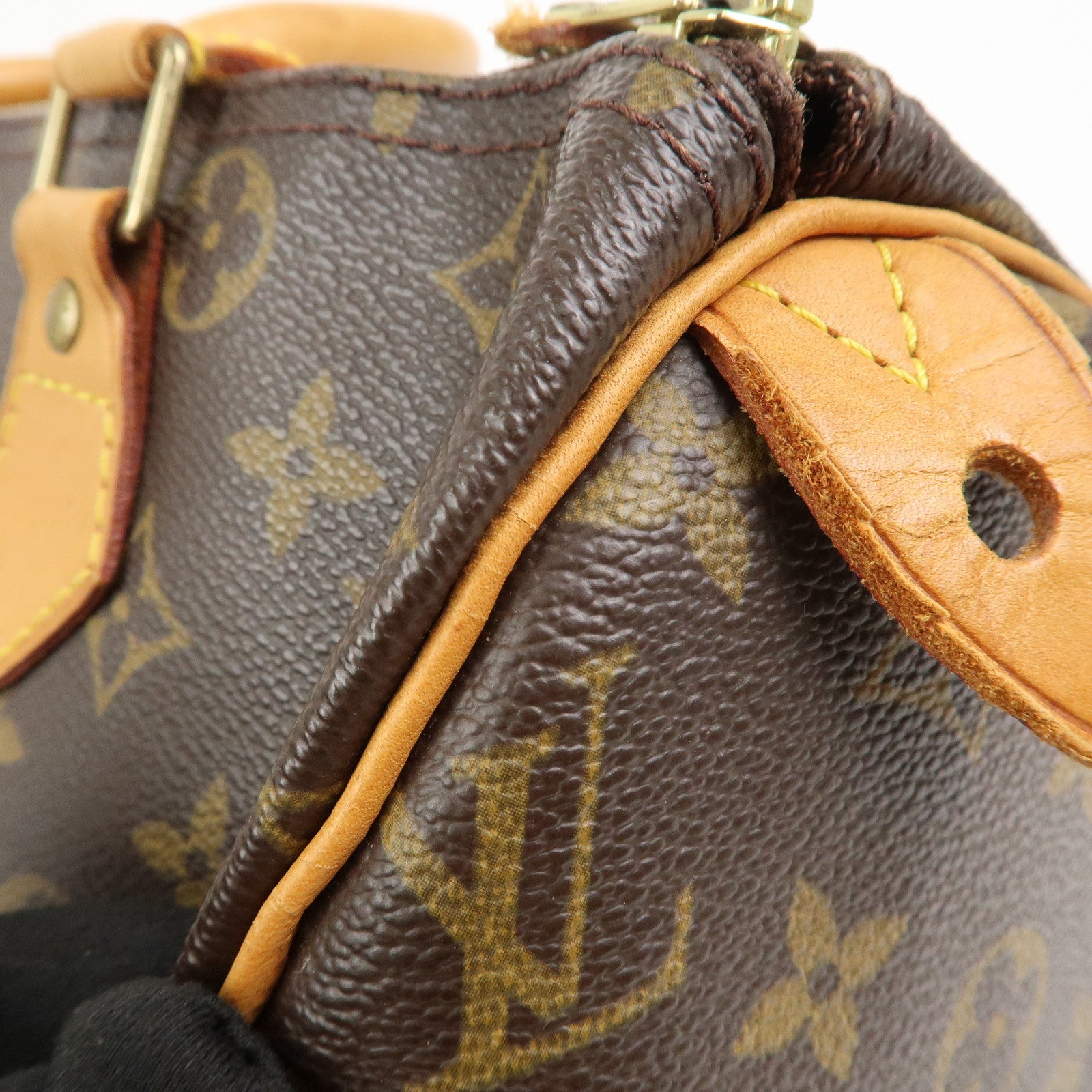 Louis Vuitton Monogram Speedy 30 Boston Bag Hand Bag Brown M41526
