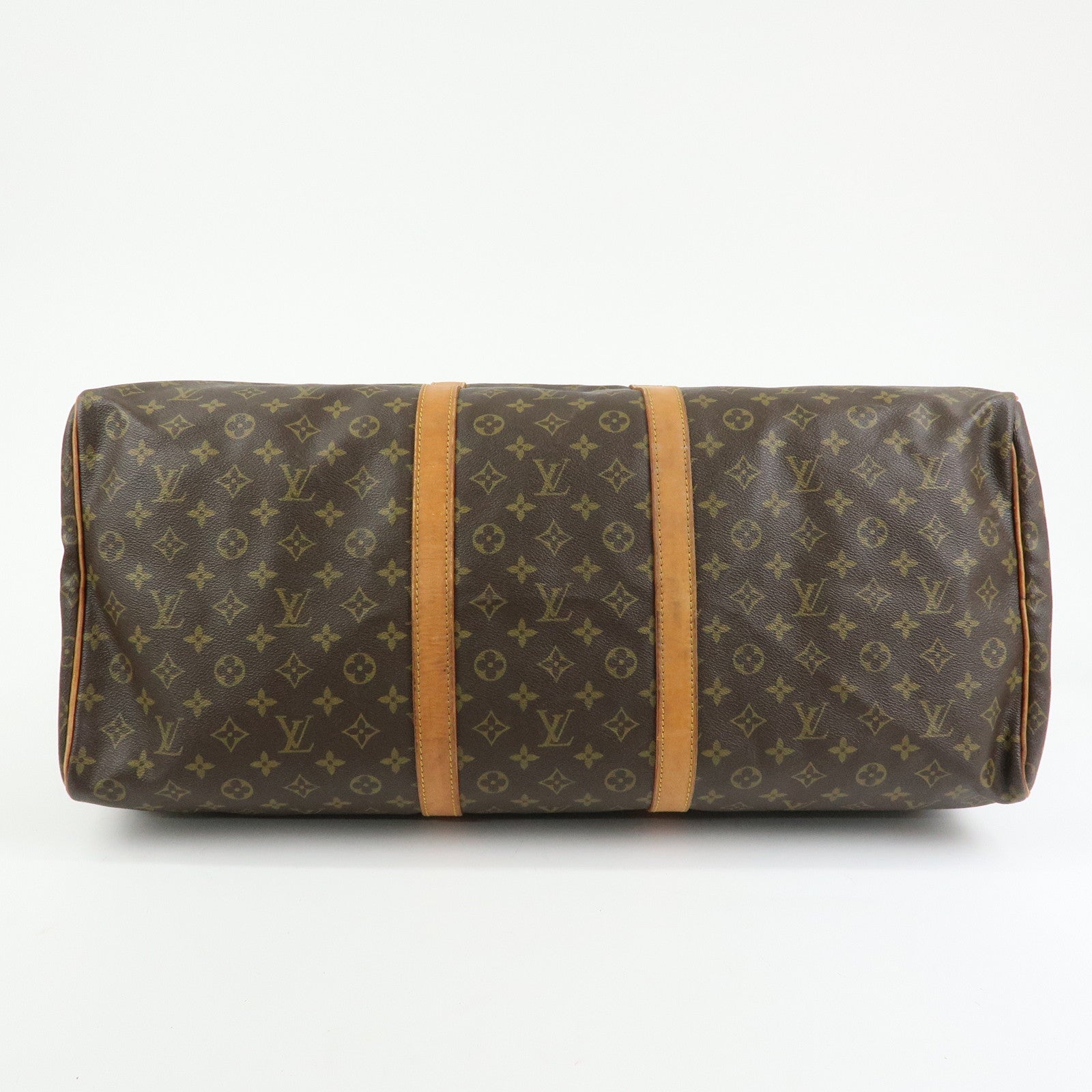 Louis Vuitton Monogram Keep All 60 Boston Bag Brown M41422