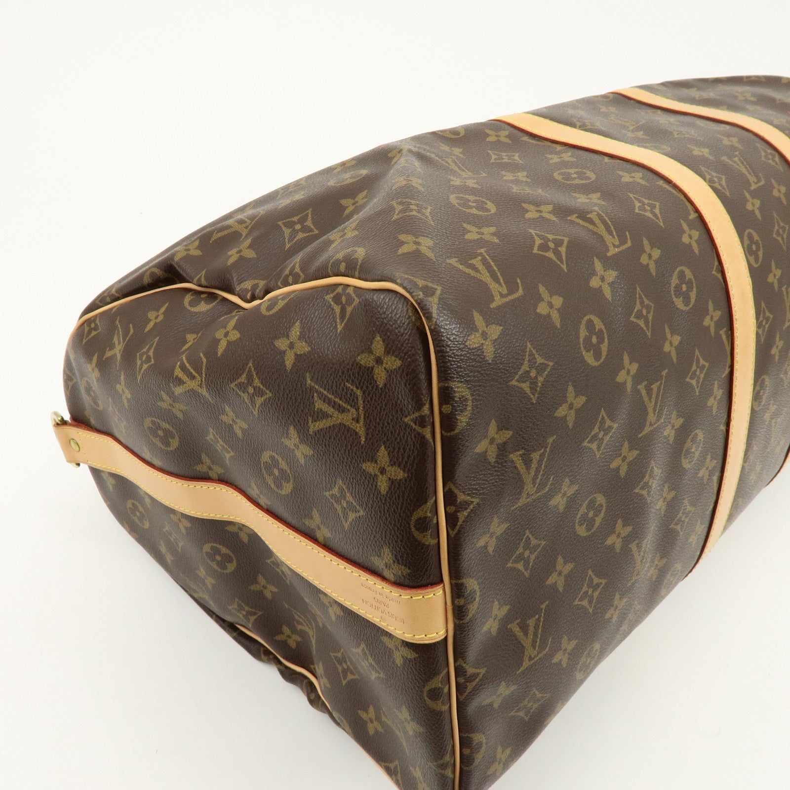 Louis Vuitton Monogram Keep All Bandouliere 55 Boston Bag M41414