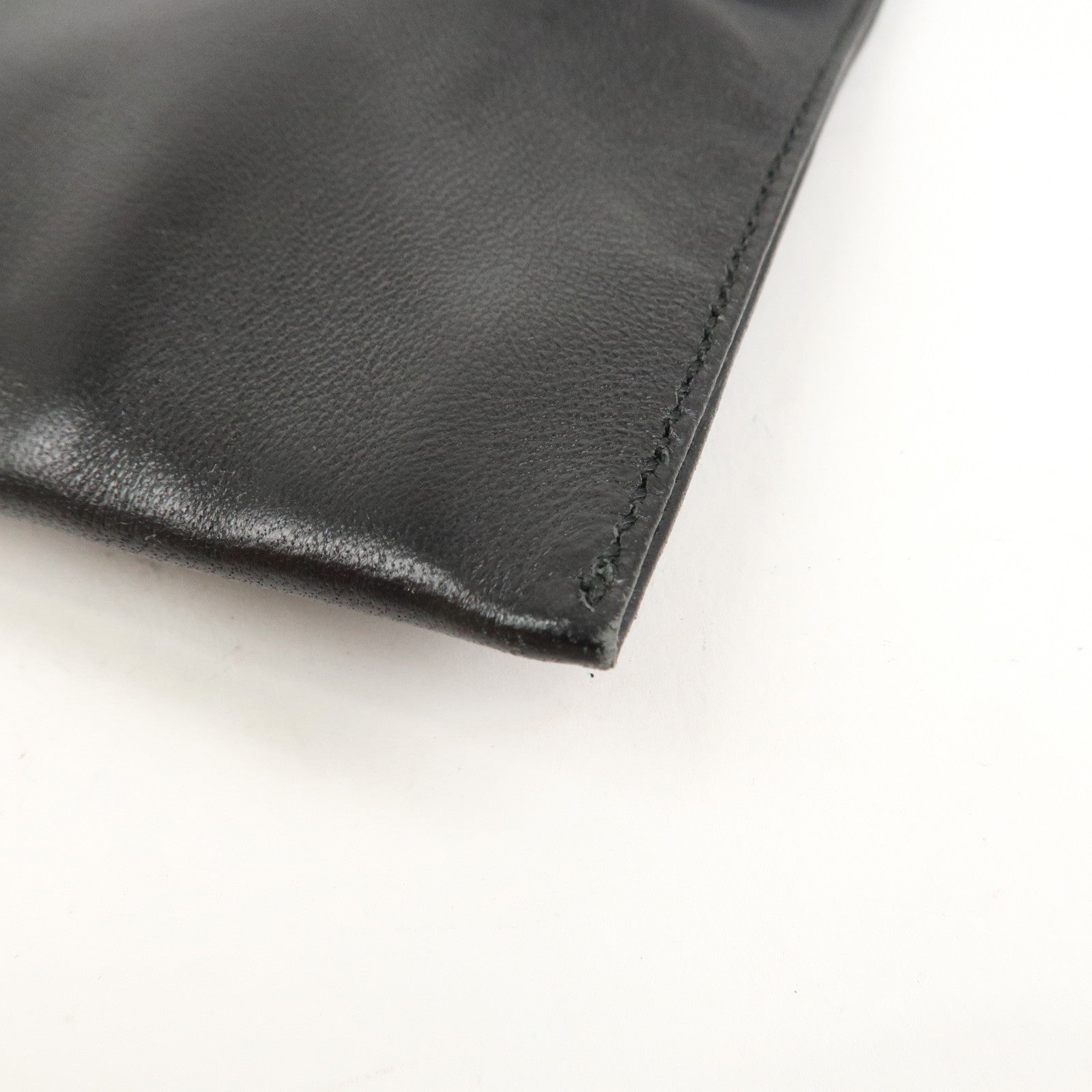 GUCCI Leather Waist Pouch Body Bag Black 037.1312