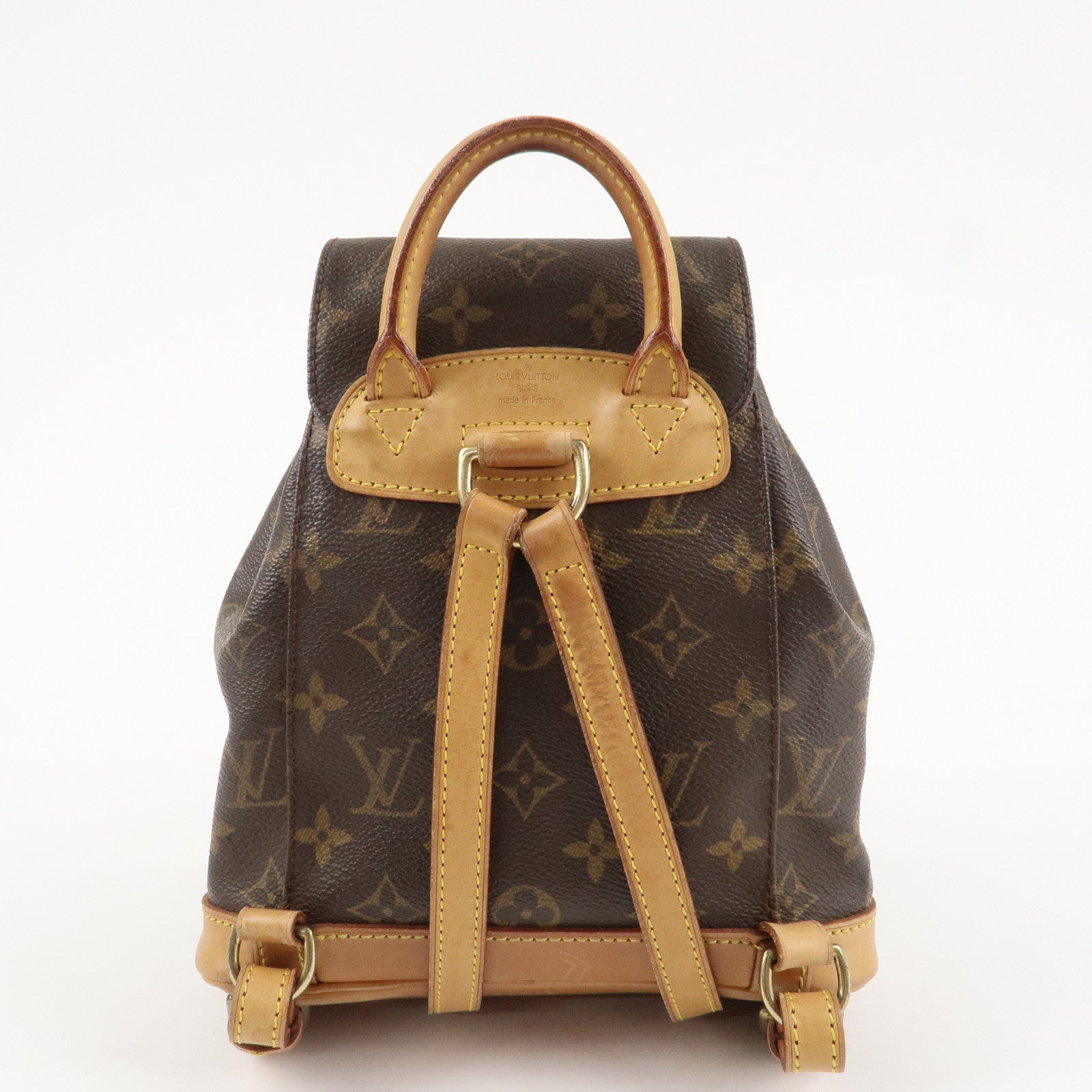 Louis Vuitton Monogram Mini Montsouris Back Pack Brown M51137 Used