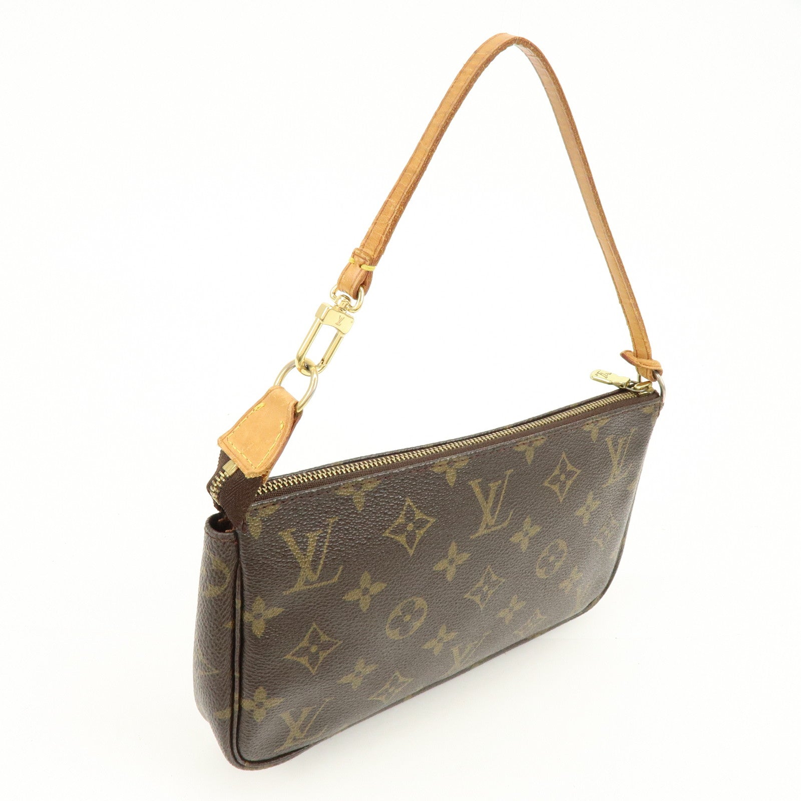 Louis Vuitton Monogram Pochette Accessoires Pouch Hand Bag M51980