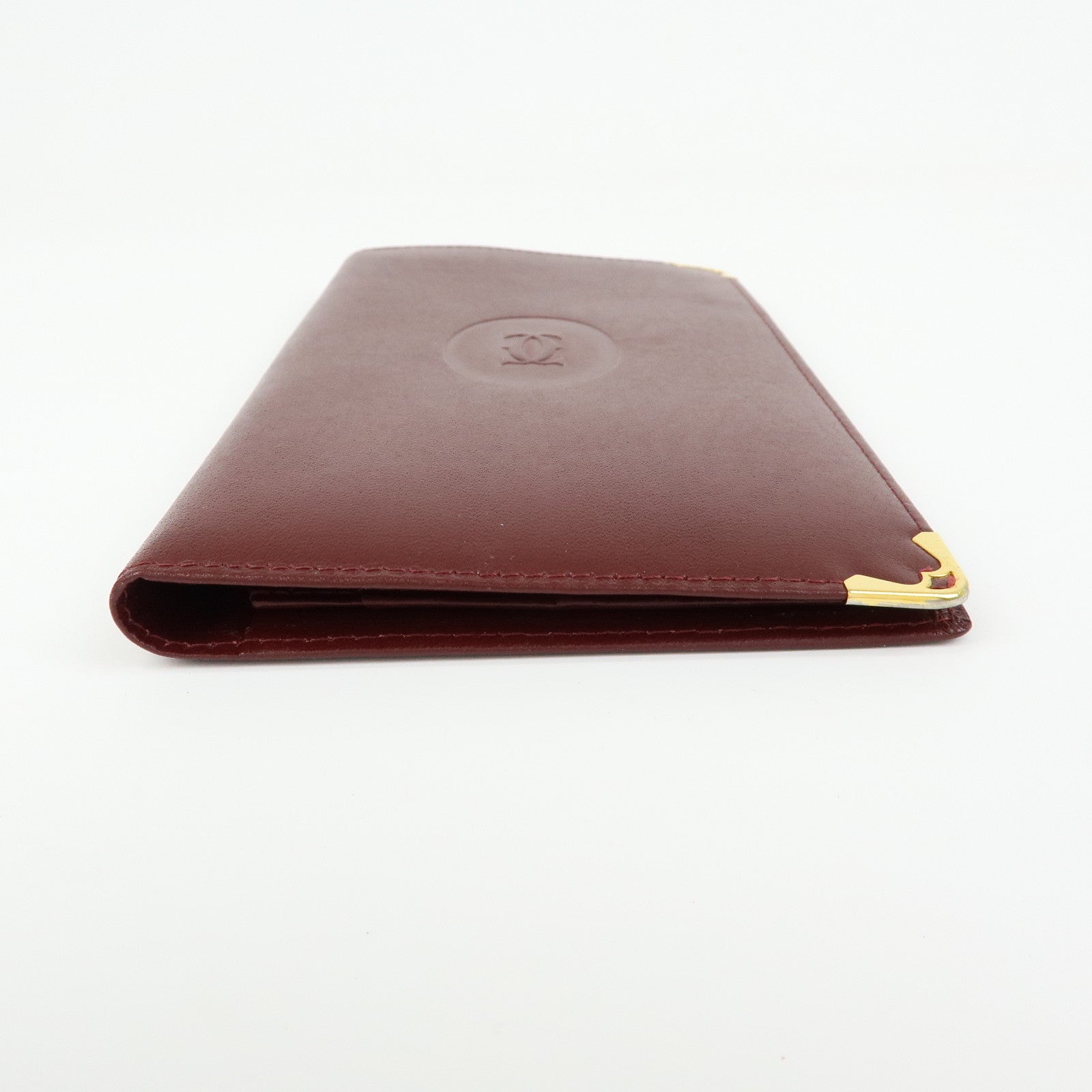 Cartier Must de Cartier Set of 2 Leather Wallet Bordeaux