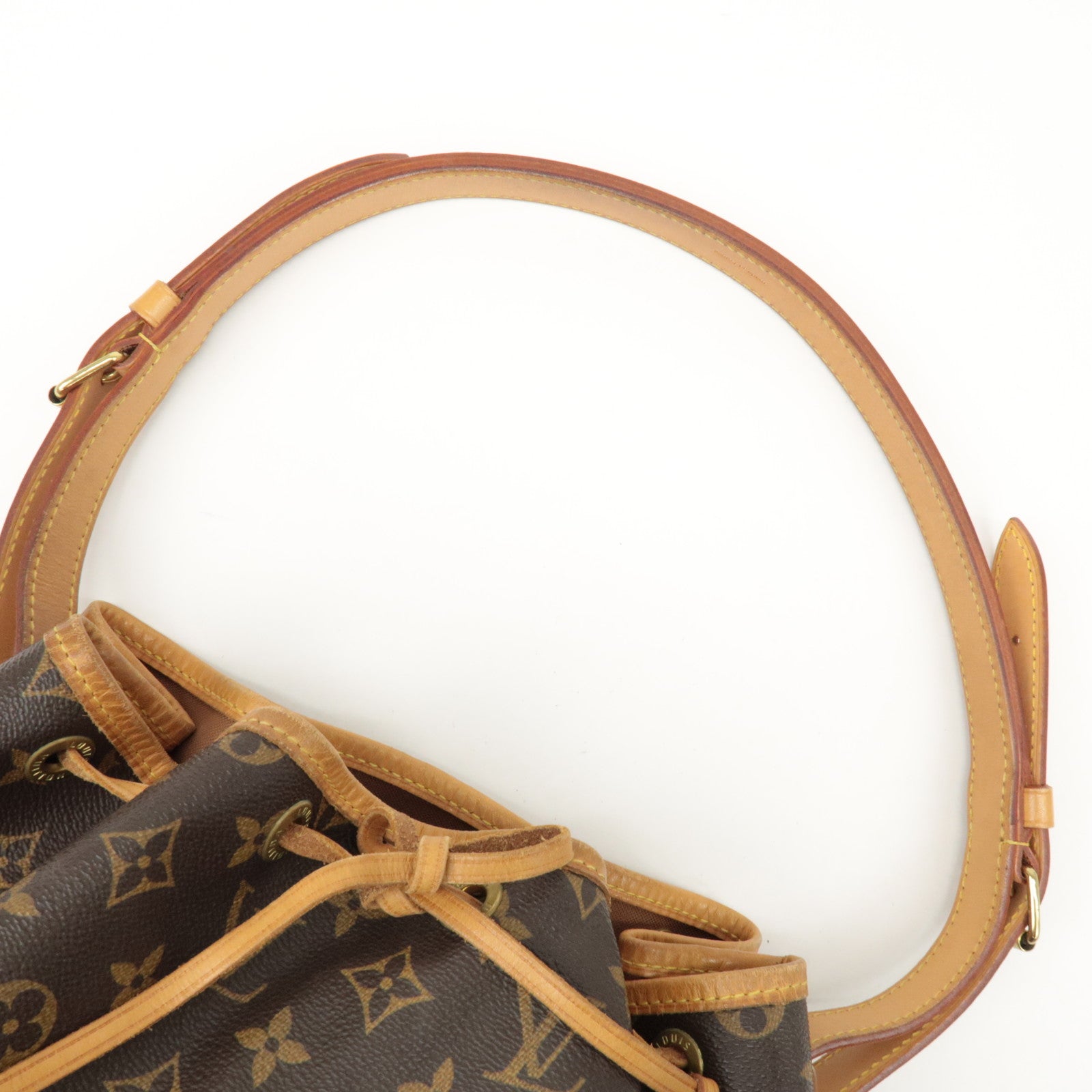 Louis Vuitton Monogram Noe Shoulder Bag Hand Bag Brown M42224 Used