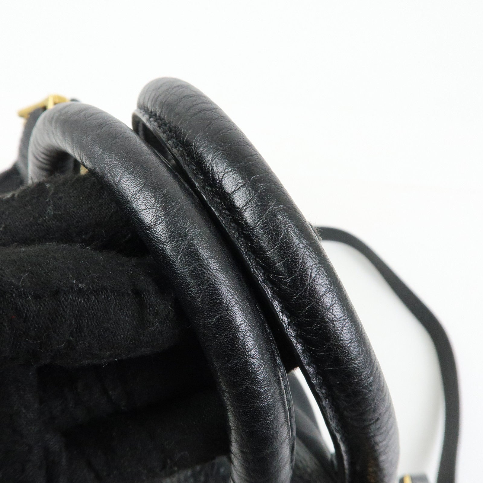 PRADA Logo Nylon Leather 2Way Shoulder Bag Hand Bag Black BN2032