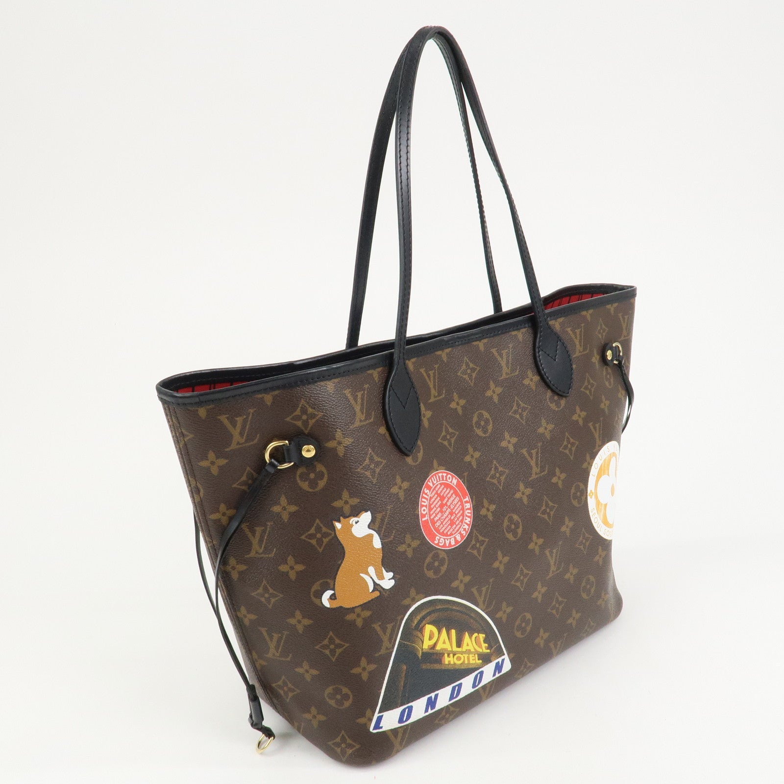 Louis Vuitton LV World Tour Monogram Neverfull MM Tote Bag M42844