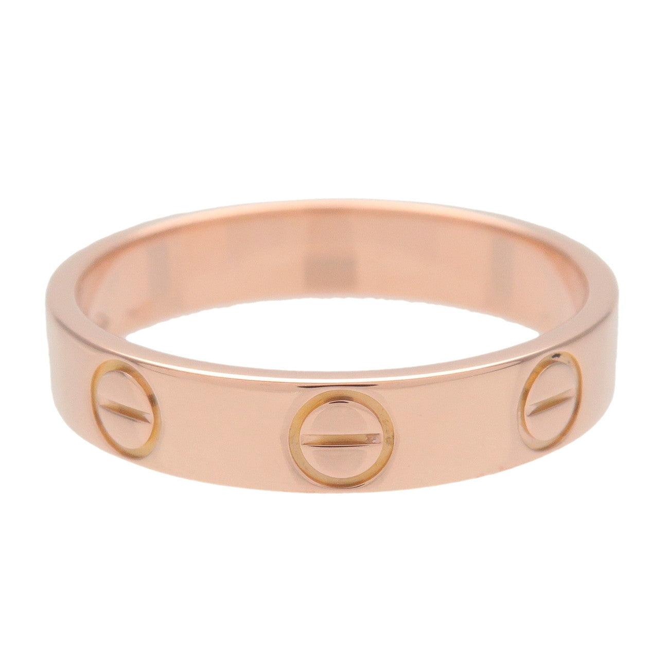 Cartier Mini Love Ring K18 750PG Rose Gold #47 US4.5 EU47 HK8.5