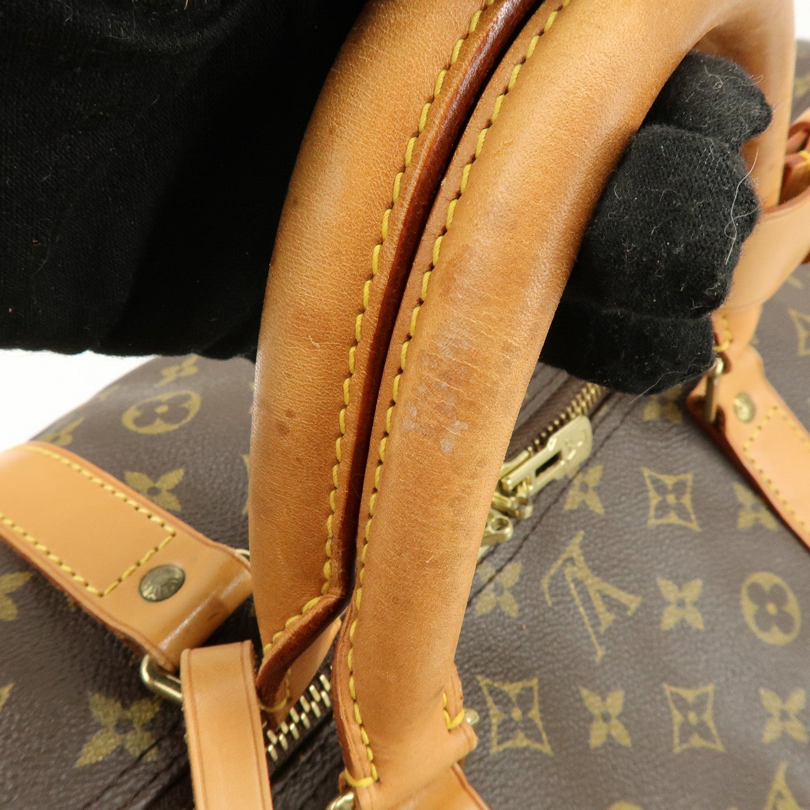 Louis Vuitton Monogram Keep All Bandouliere 60 Boston Bag M41412