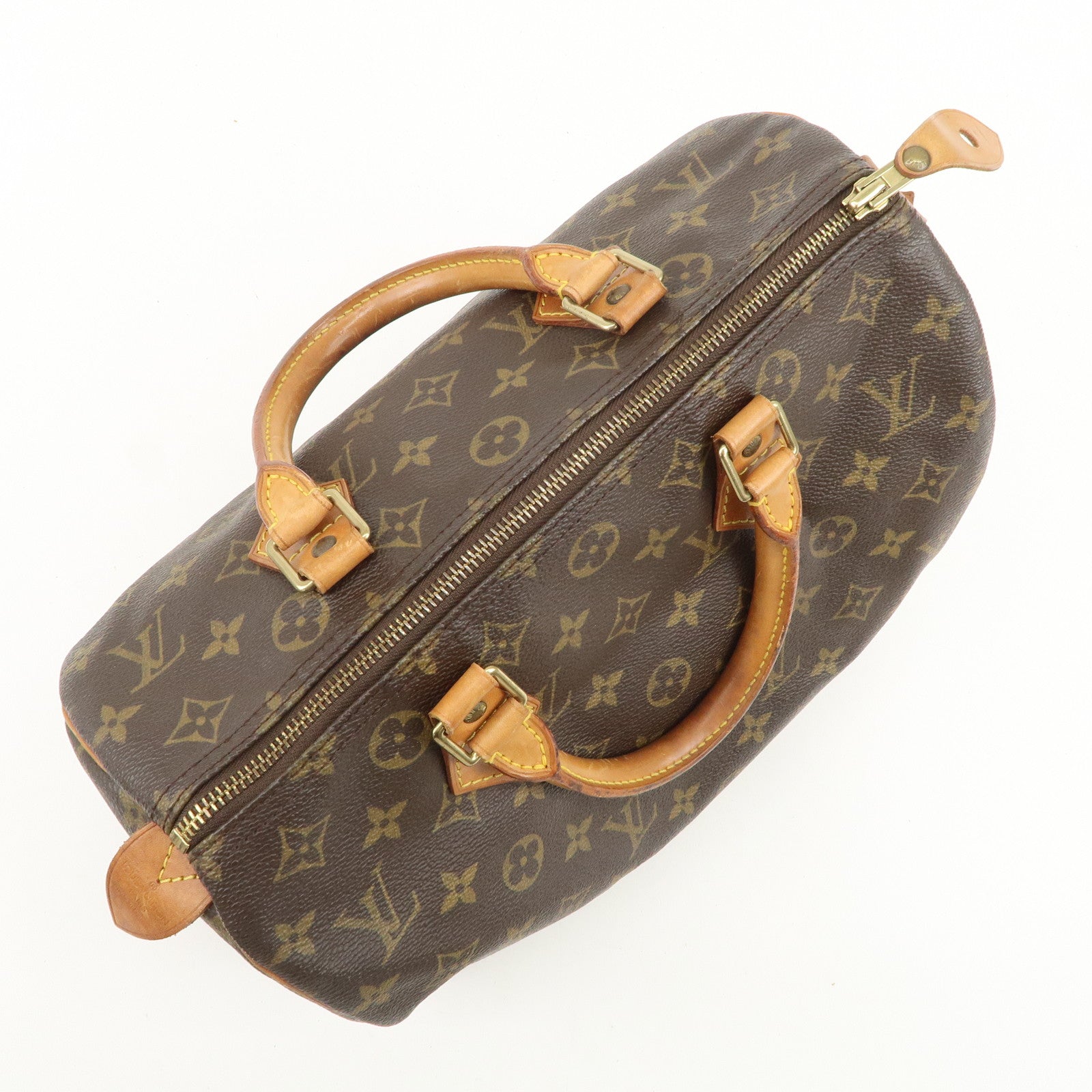 Louis Vuitton Monogram Speedy 30 Boston Bag Hand Bag Brown M41526