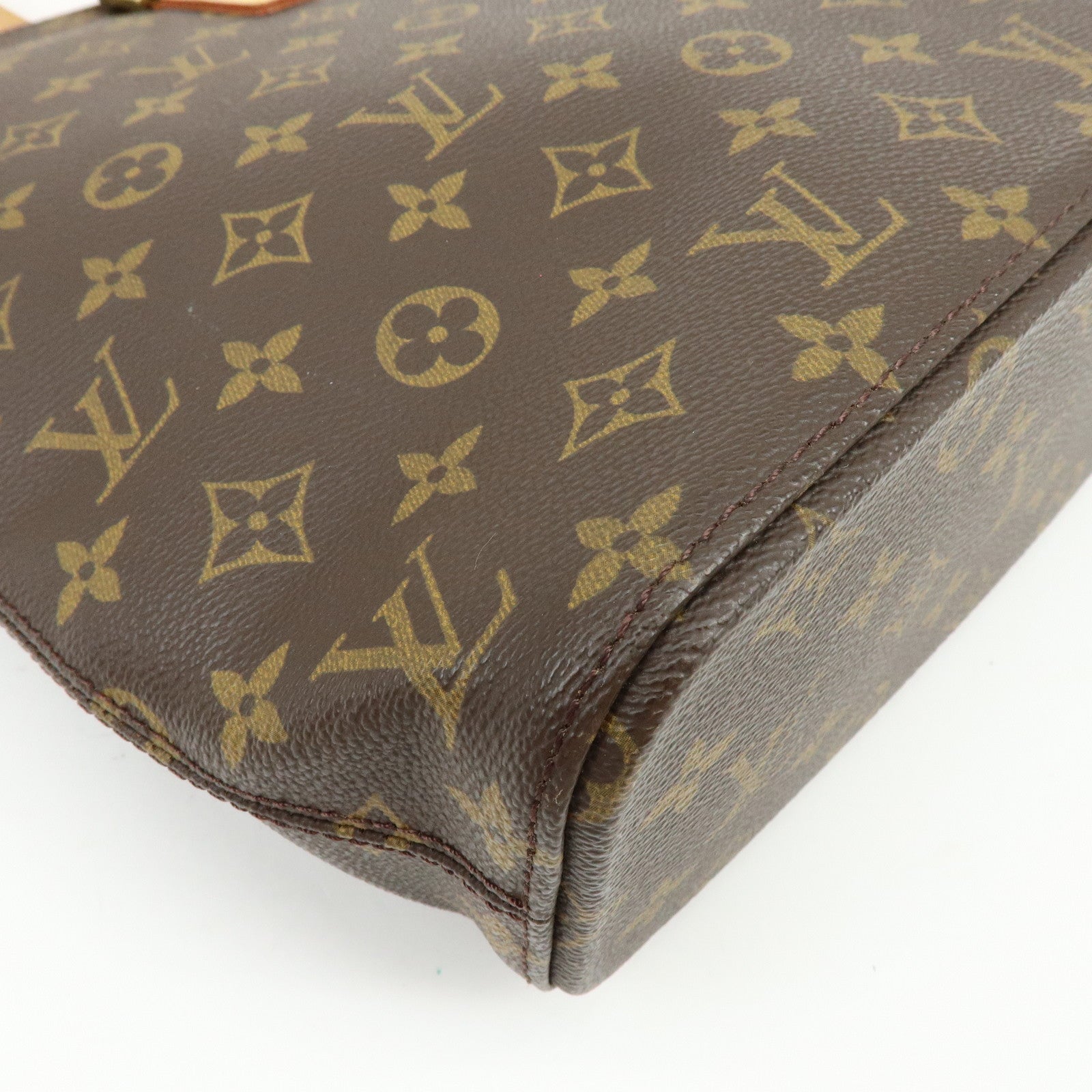 Louis Vuitton Monogram Luco Tote Bag Shoulder Bag Brown M51155