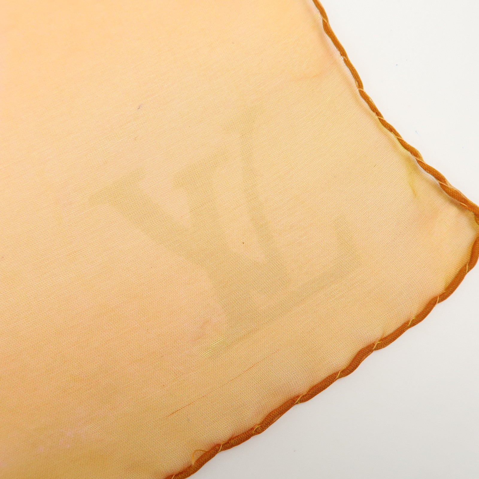 Louis Vuitton Silk 100% 90ﾃ・0 Gradation Scarf Orange Green