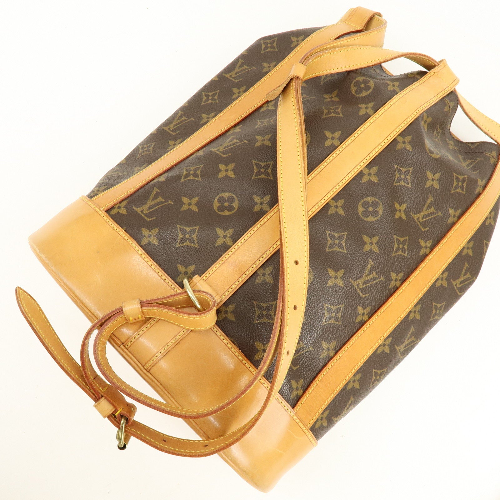 Louis Vuitton Monogram Randonnee PM Shoulder Bag Brown M42243