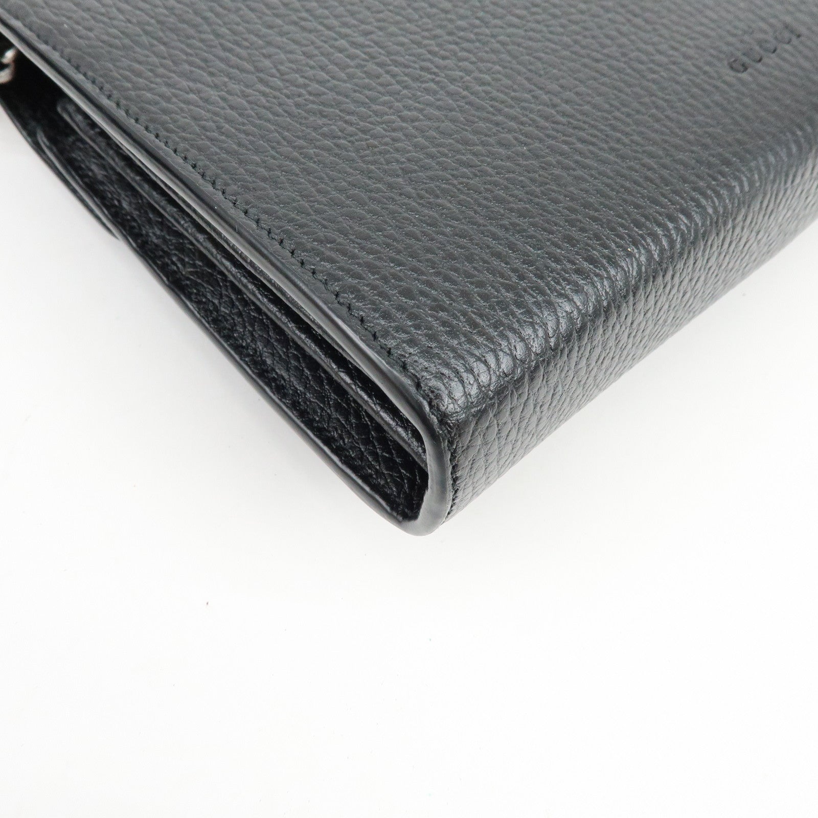 GUCCI Dionysus Leather Chain Wallet Shoulder Bag Black 401231