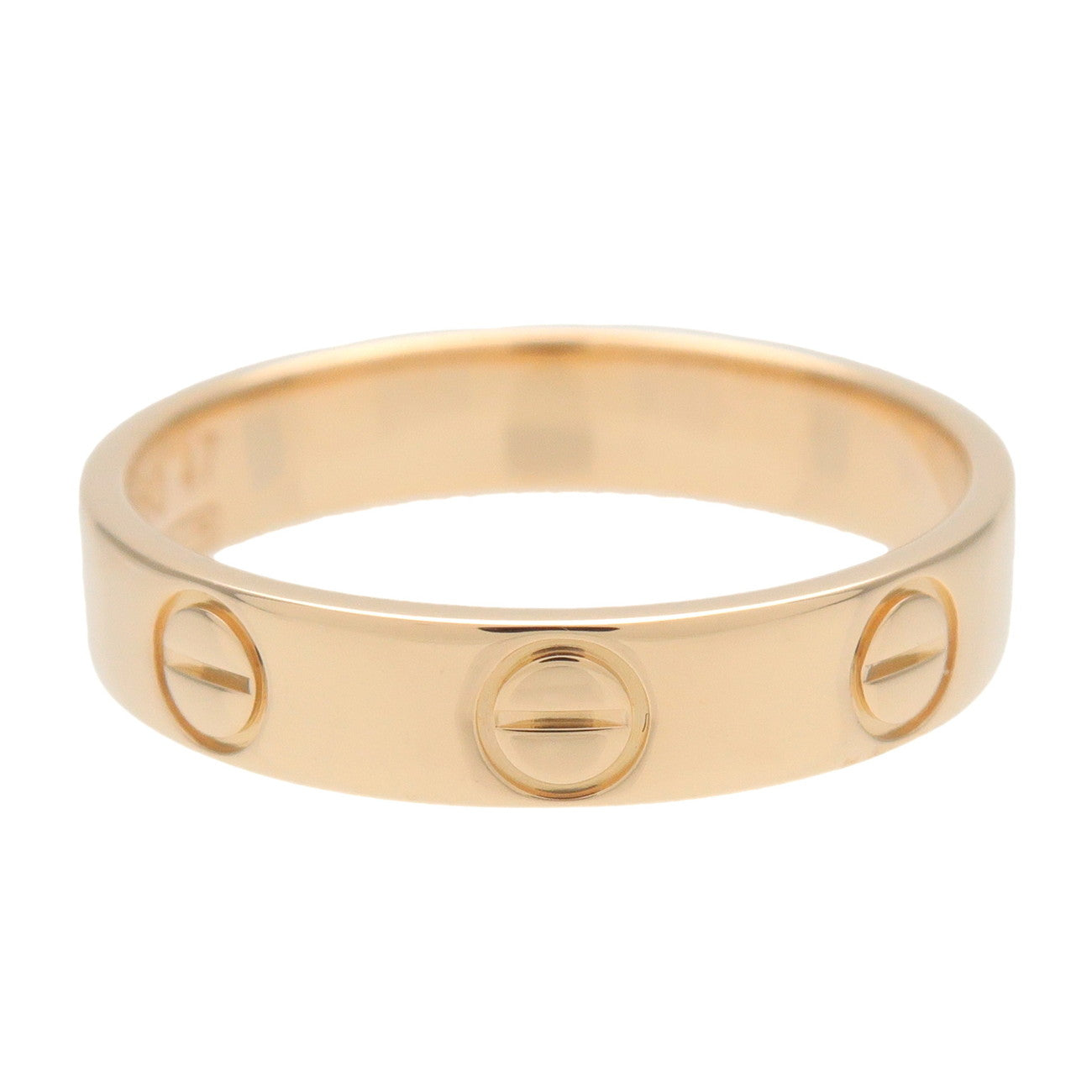 Cartier Mini Love Ring K18 750YG Yellow Gold #47 US4-4.5 EU47