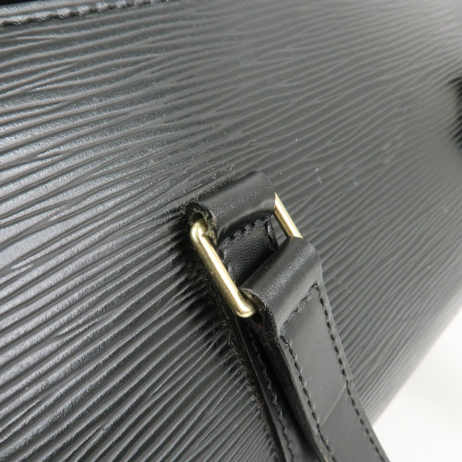 Louis Vuitton Epi Soufflot Hand Bag Shoulder Bag Noir M52862