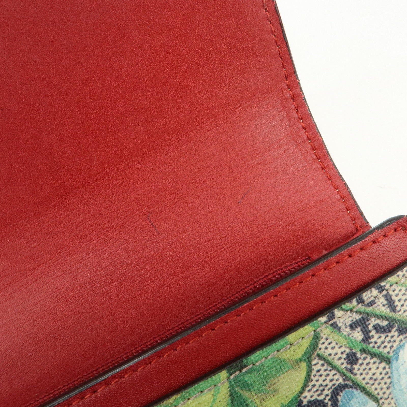 GUCCI GG Blooms GG Supreme Continental Wallet Beige Blue 404070