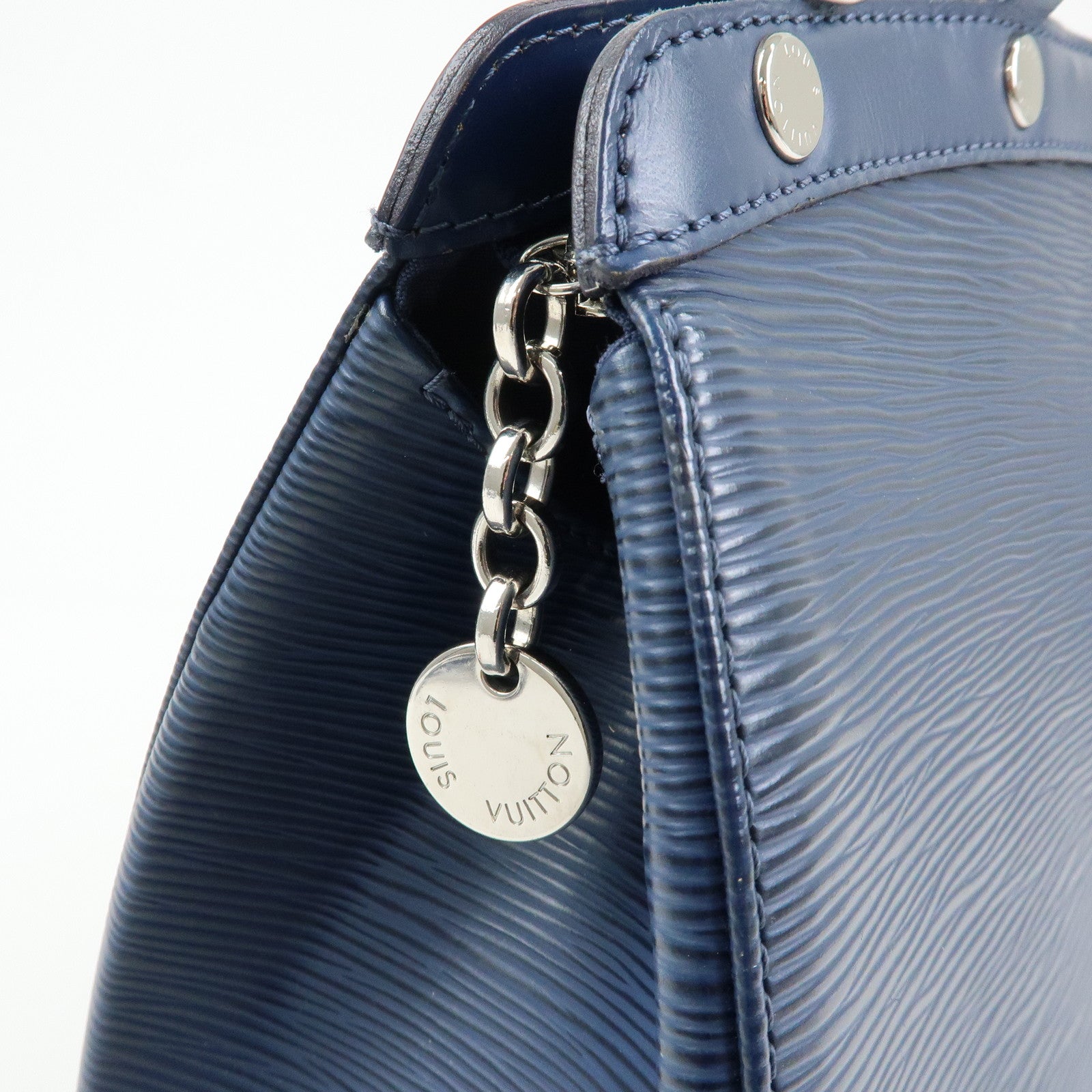 Louis Vuitton Epi Brea MM 2Way Bag Hand Bag Indigo M40821