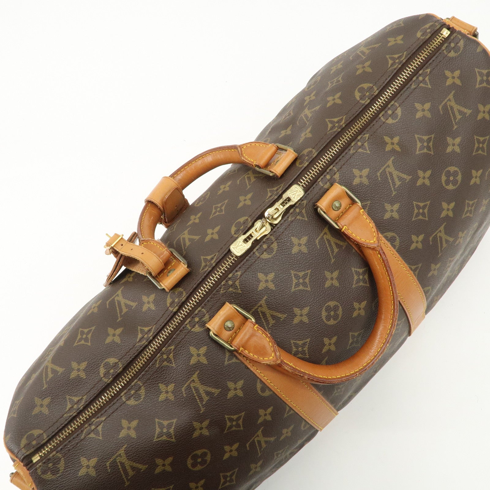 Louis Vuitton Monogram Keep All 50 Bandouliere Boston Bag M41416