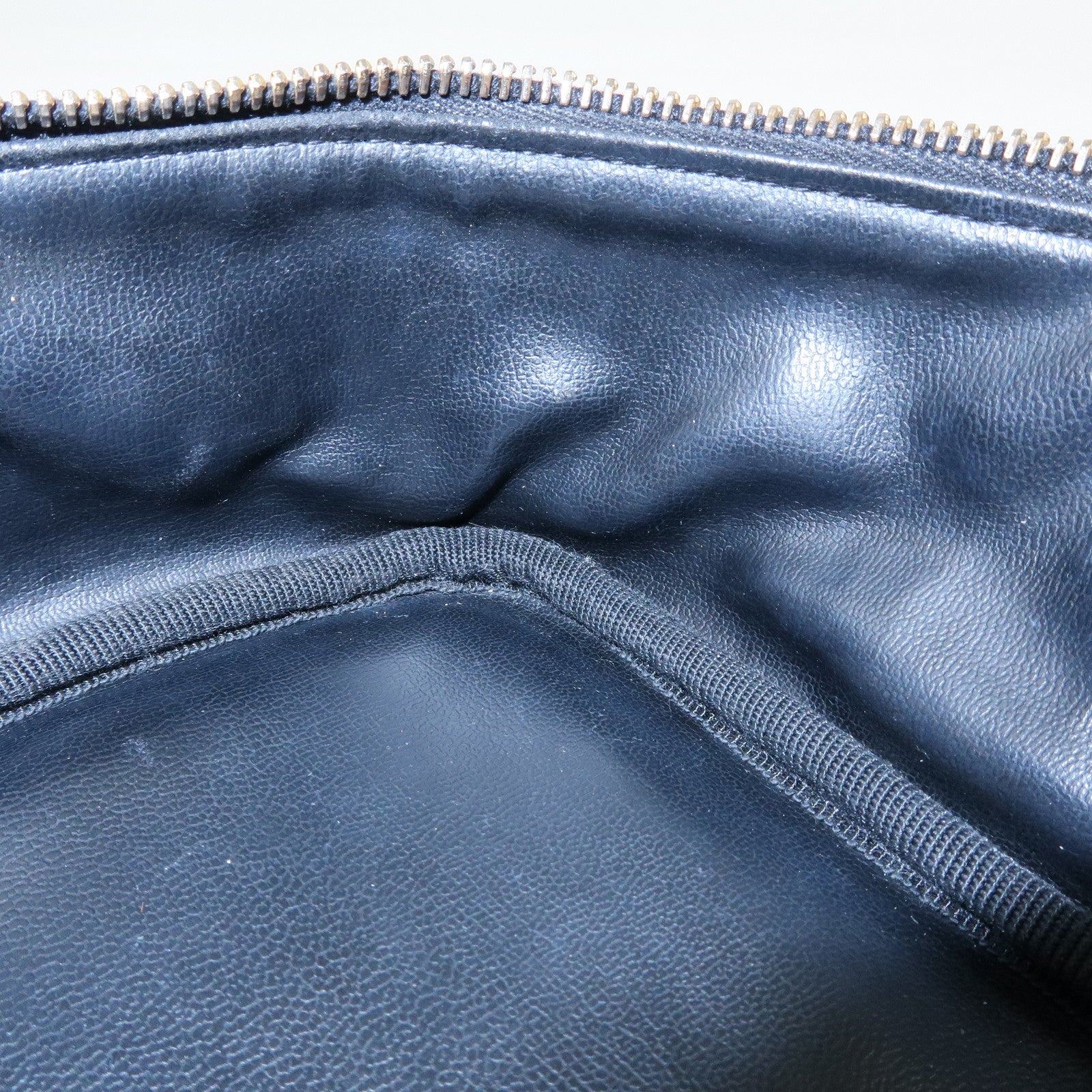 CHANEL COCO Mark Caviarskin Hand Bag Vanity Case Black A01997