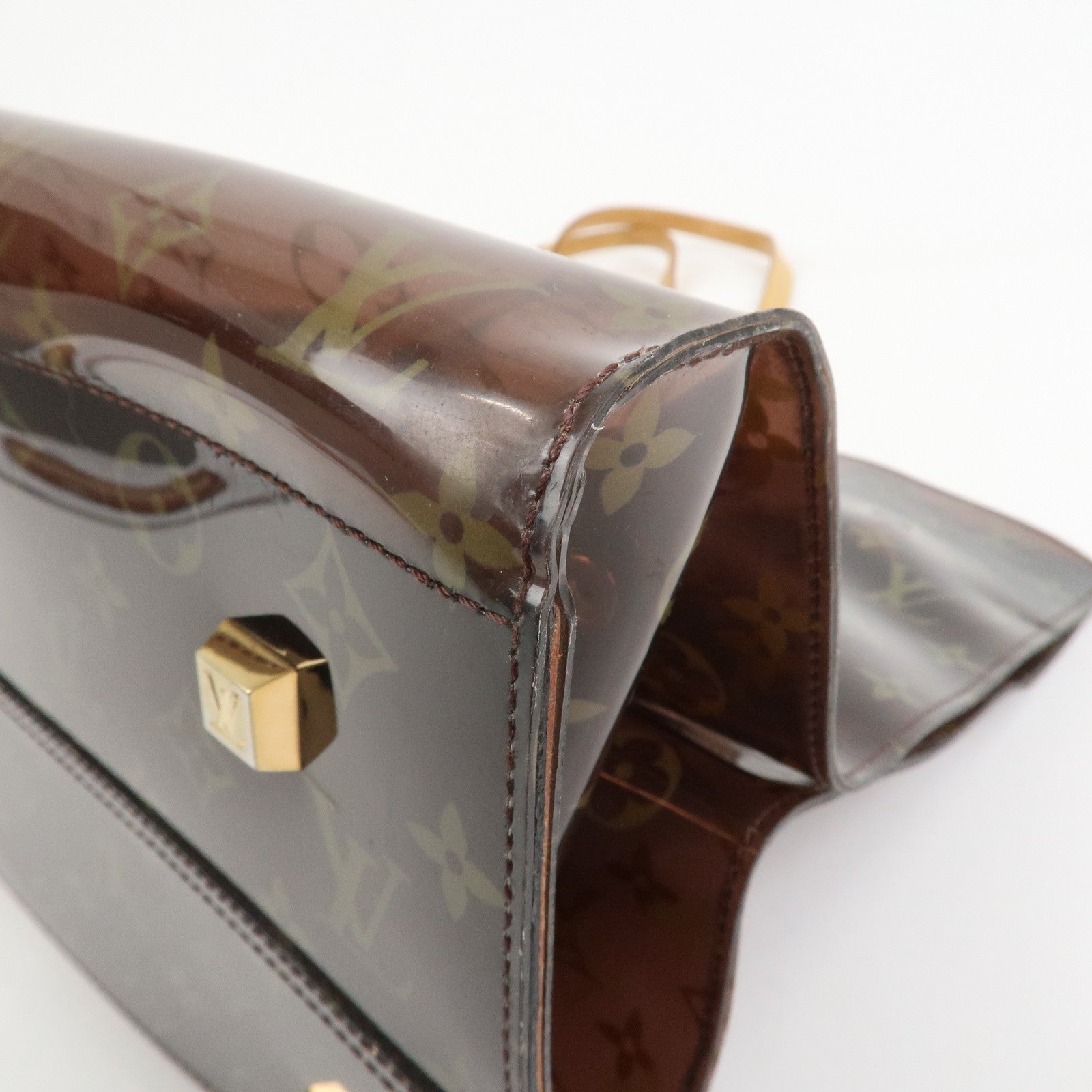 Louis Vuitton Monogram Cabas Cruise Vinyl Tote Bag Brown M50500