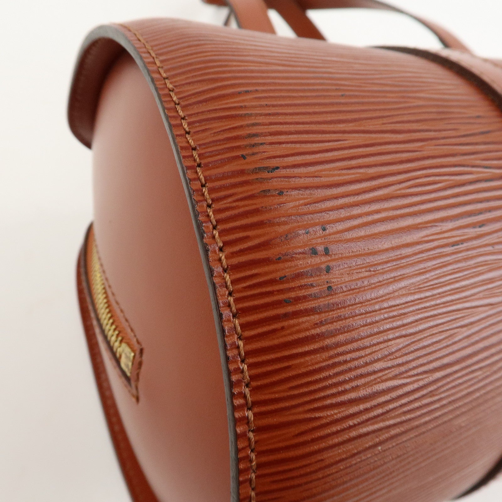 Louis Vuitton Epi Soufflot Shoulder Bag Kenya Brown M52223 Used