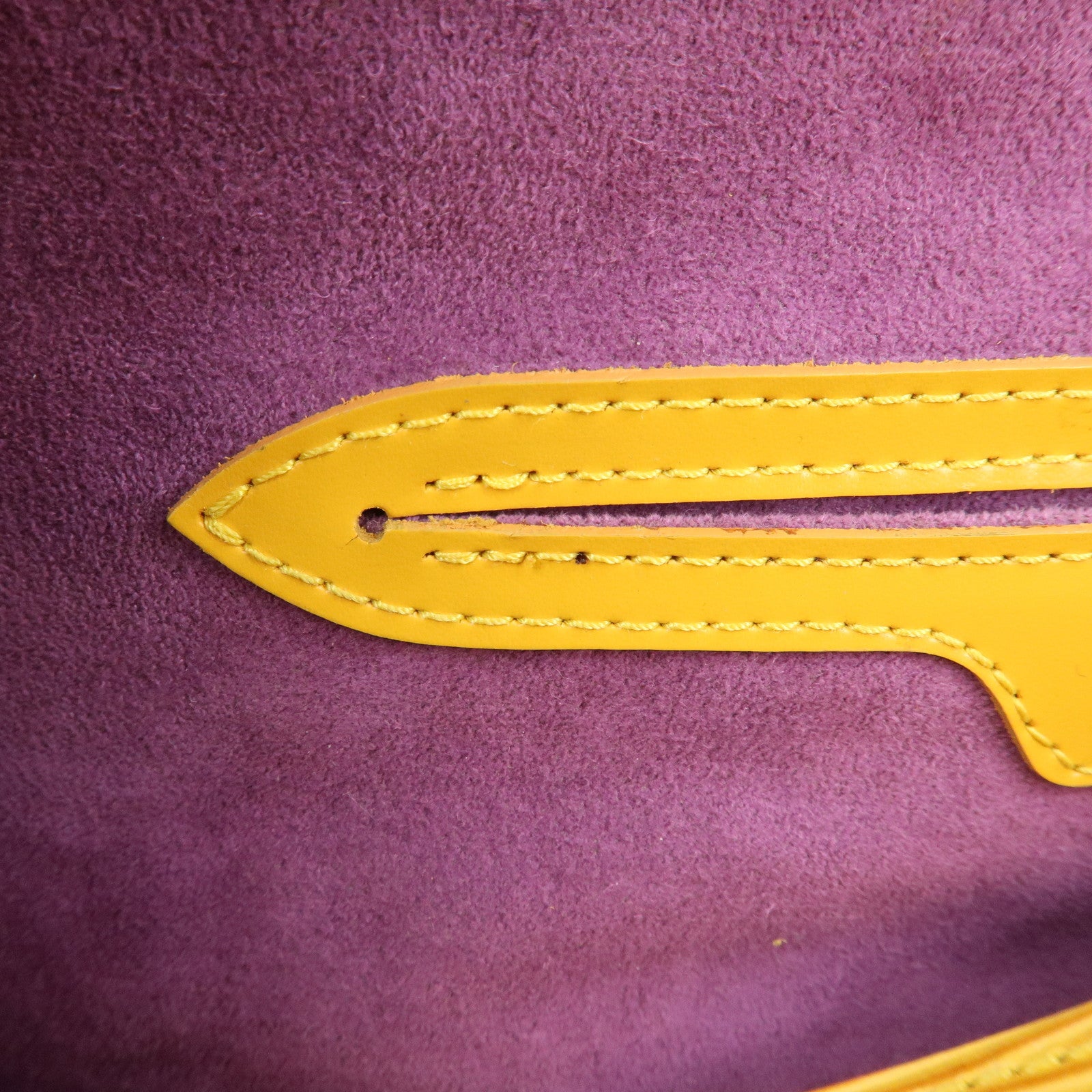 Louis Vuitton Epi Leather Soufflot Hand Bag Tassili Yellow M52229