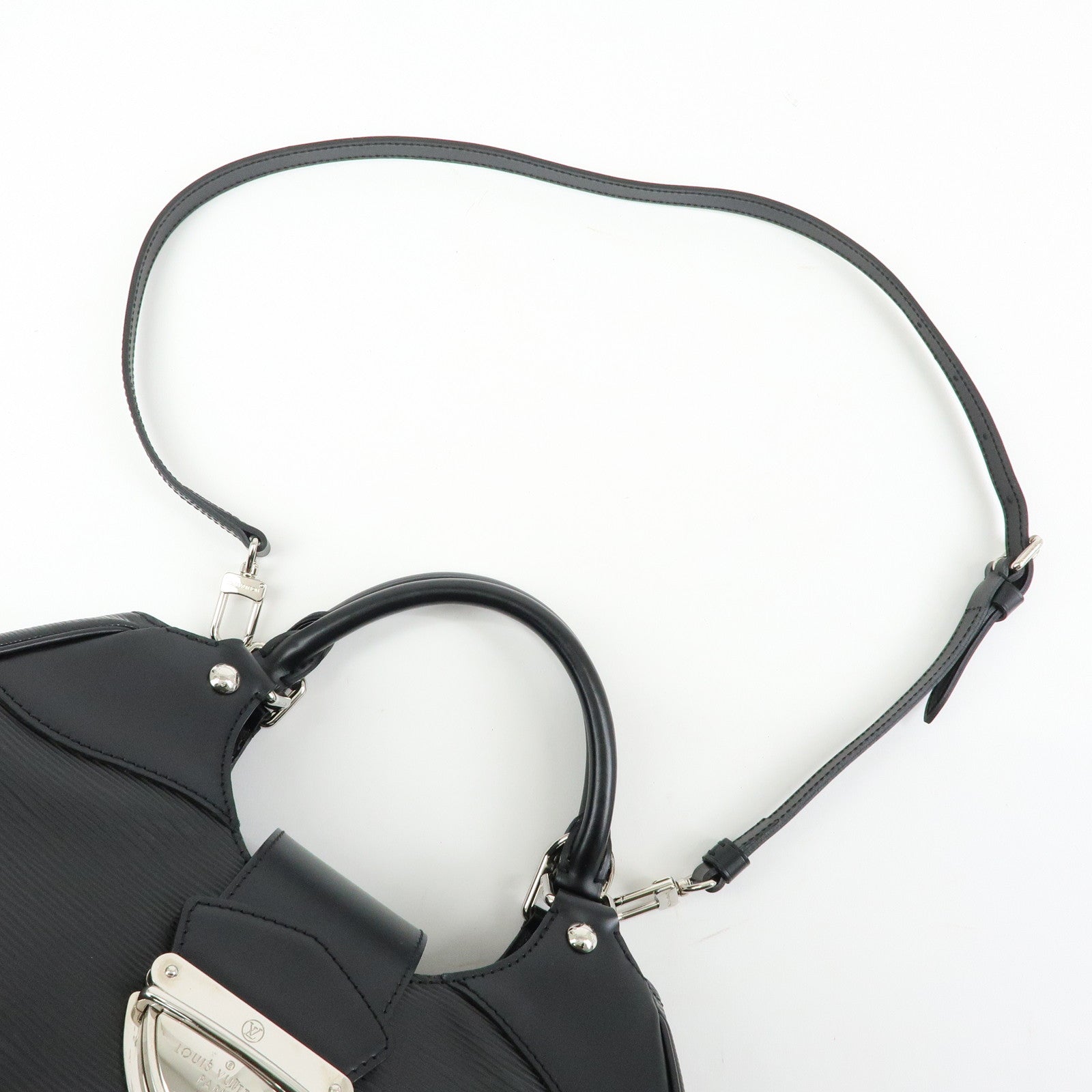 Louis Vuitton Epi Leather Sac Montaigne Hand Bag Noir M59302
