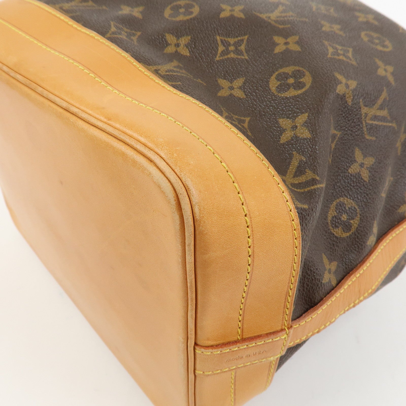 Louis Vuitton Monogram Noe Shoulder Bag Hand Bag Brown M42224