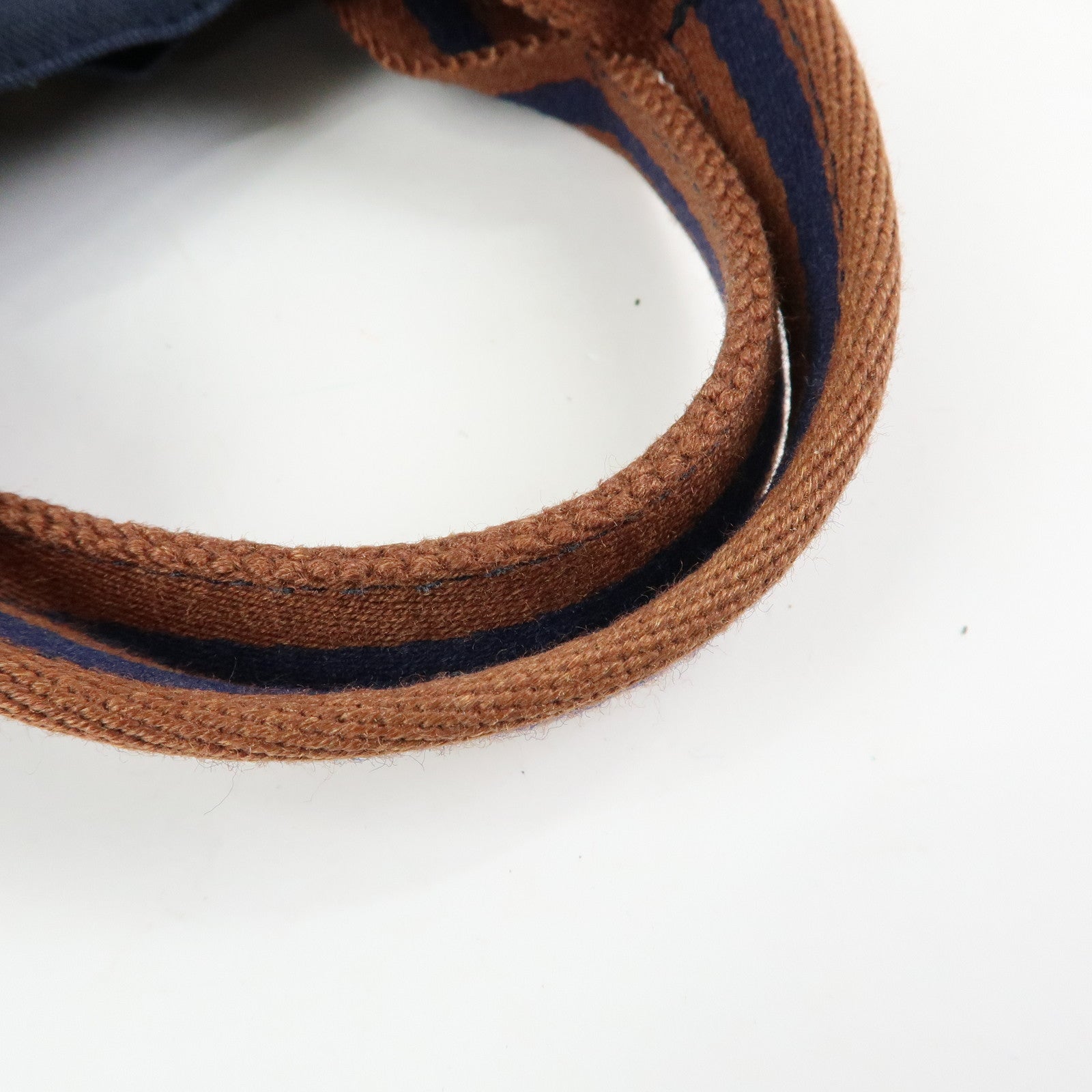 HERMES Fourre Tout Canvas PM Tote Bag Hand Bag Navy