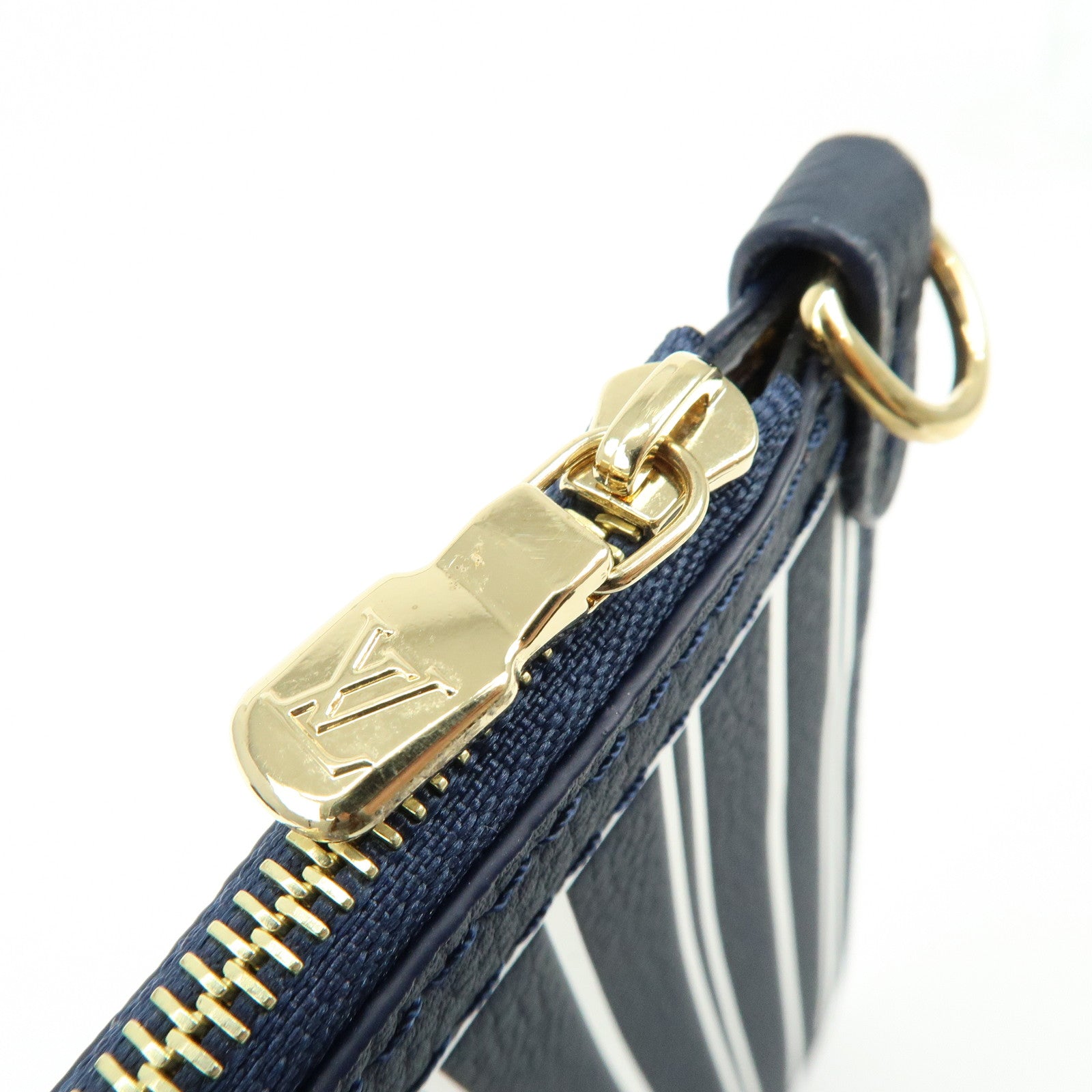 Louis Vuitton Monogram Grain Leather Pouch for Neverfull MM M14994