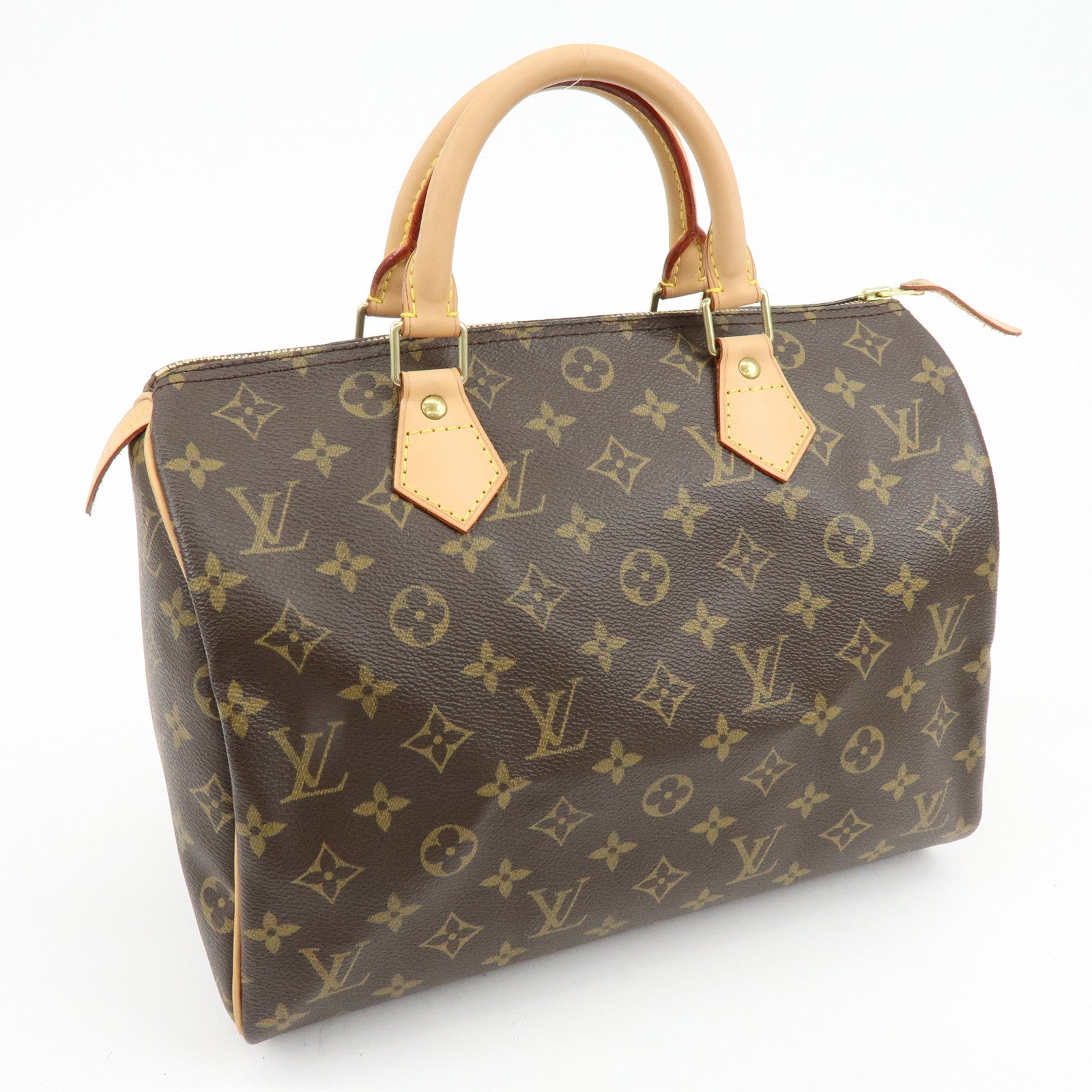 Louis Vuitton Monogram Speedy 30 Boston Bag Hand Bag Brown M41526