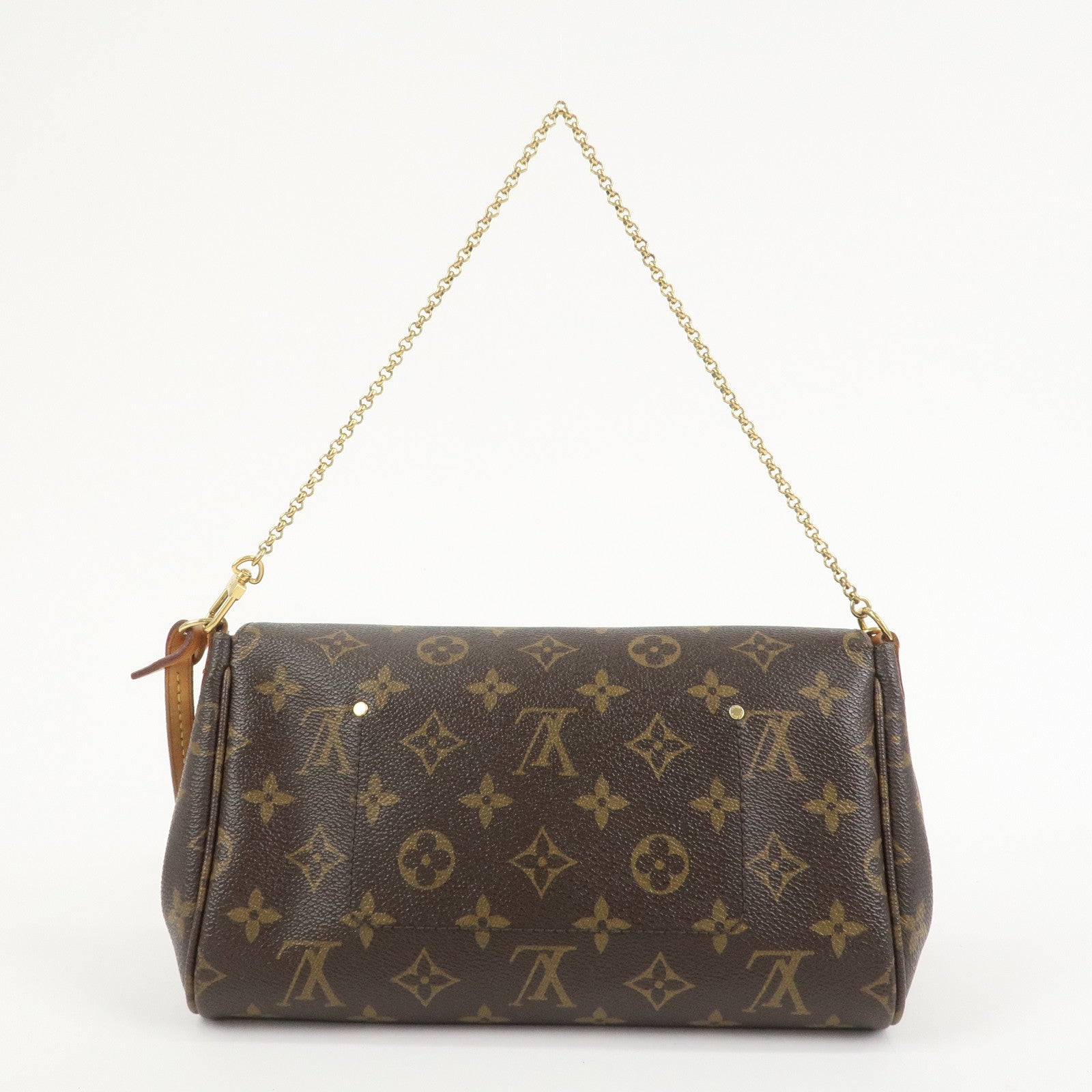 Louis Vuitton Monogram Favorite MM Shoulder Bag Brown M40718
