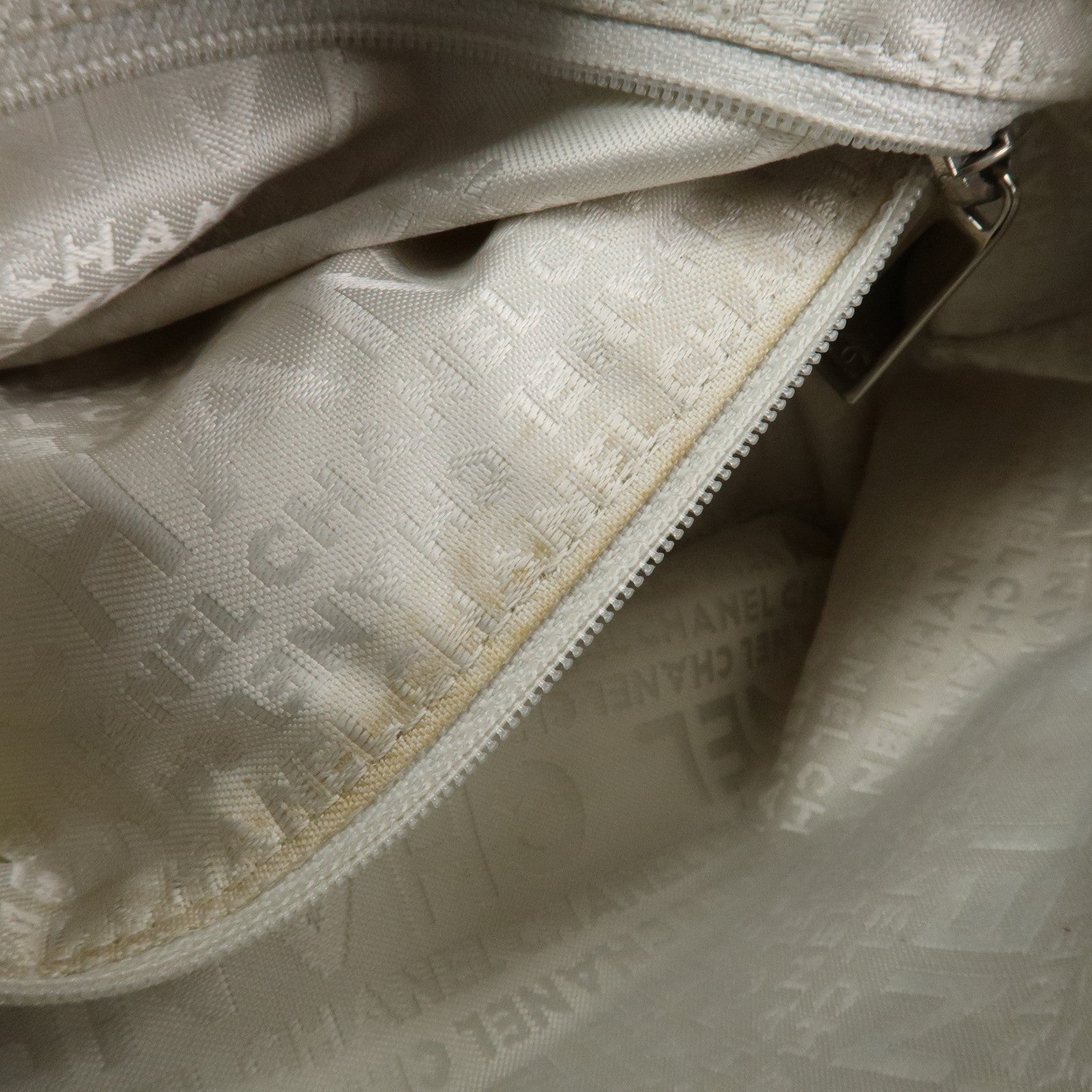 CHANEL COCO Mark Tweed Leather Shoulder Bag Black Multicolor