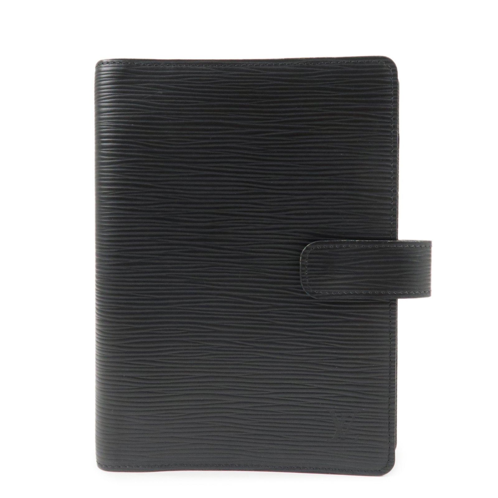 Louis Vuitton Epi Agenda MM Planner Cover Noir Black R20042