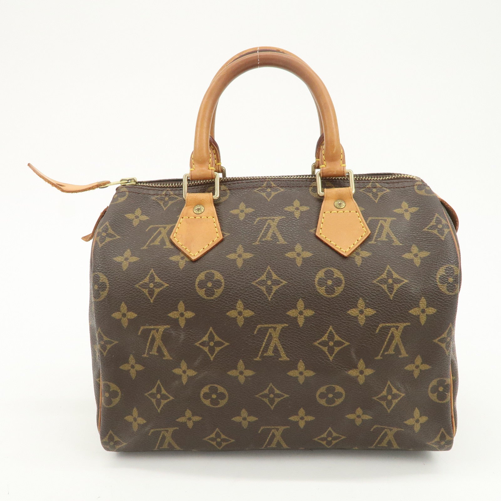 Louis Vuitton Monogram Speedy 25 Boston Bag Hand Bag Brown M41528