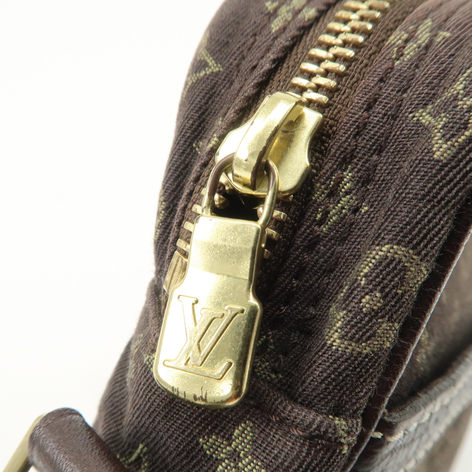 Louis Vuitton Monogram Mini Lin Danube Shoulder Bag Brown M95228