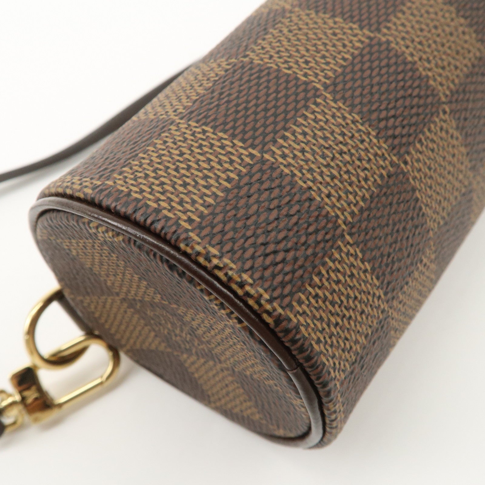 Louis Vuitton Damier Mini Pouch for Papillon Bag Damier Ebene Used