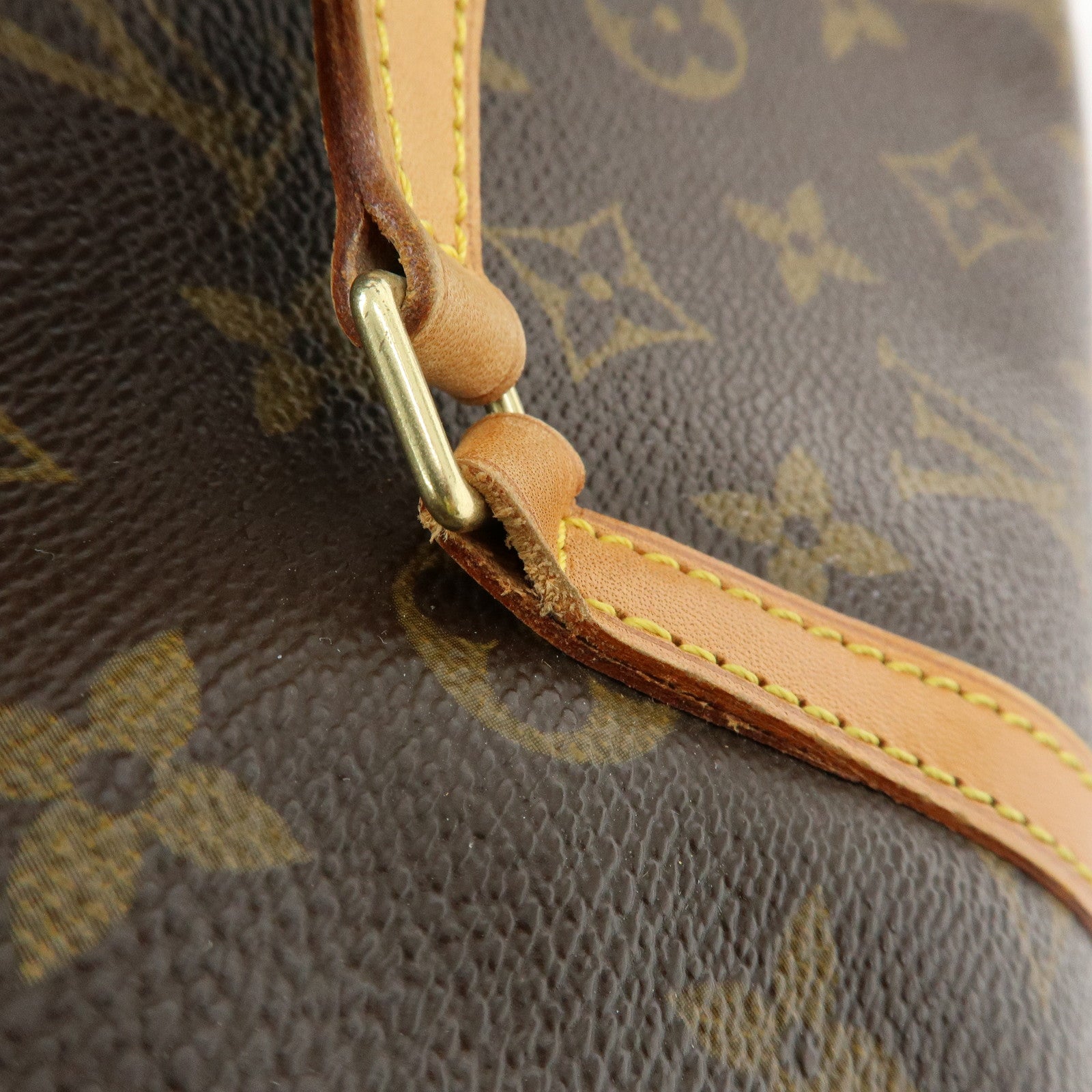 Louis Vuitton Monogram Papillon 30 Canvas Hand Bag Brown M51385