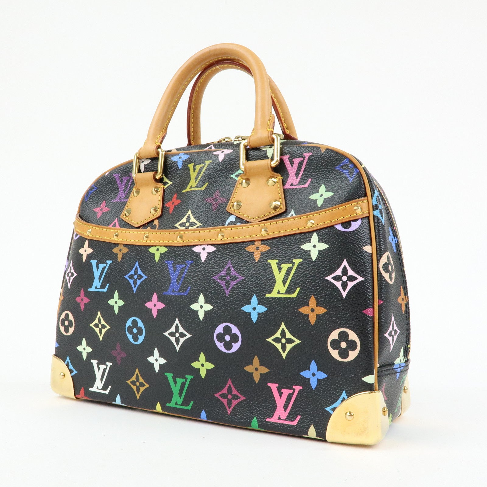 Louis Vuitton Monogram Trouville Multicolor Hand Bag Noir M92662