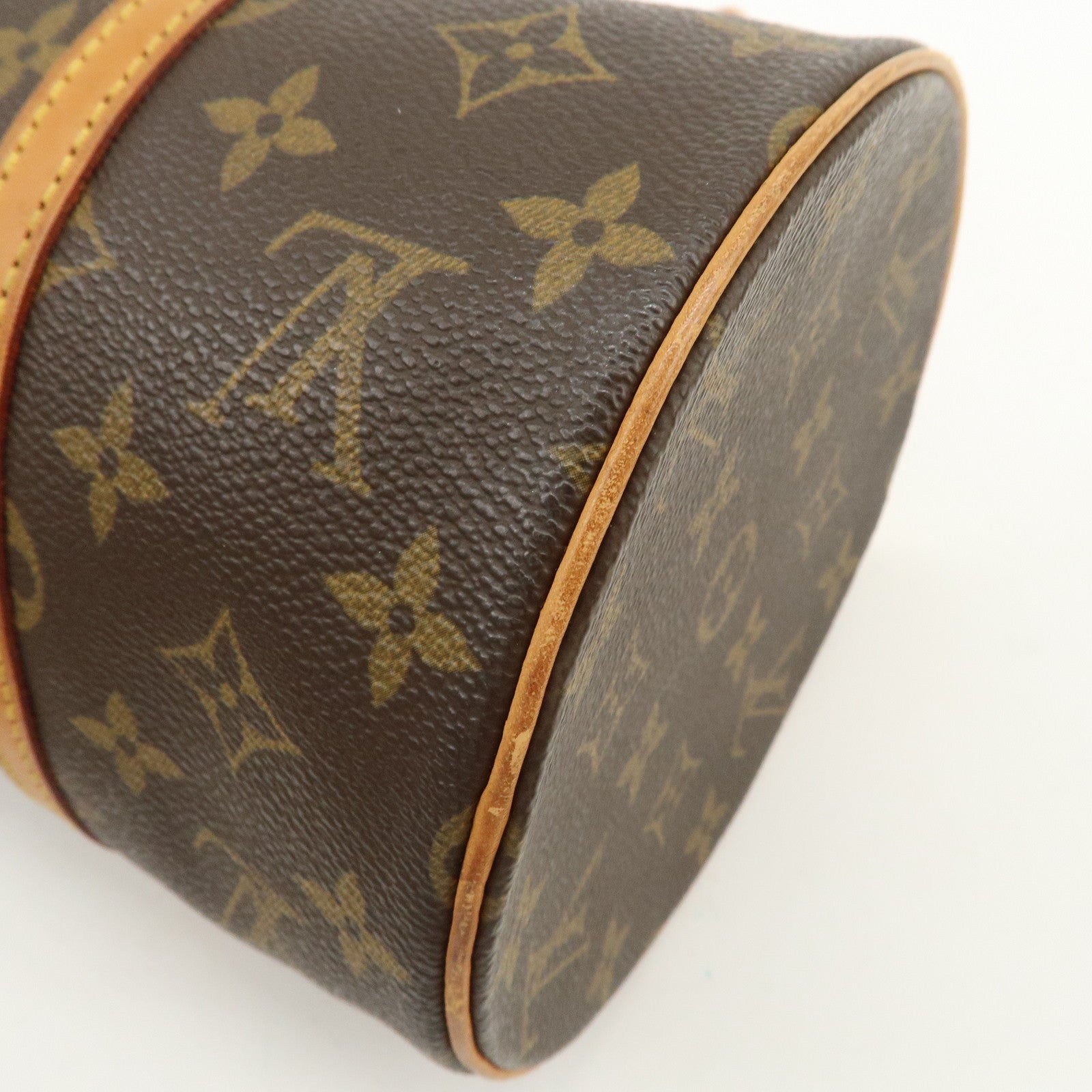 Louis Vuitton Monogram Papillon 30 Hand Bag New Style Brown M51385