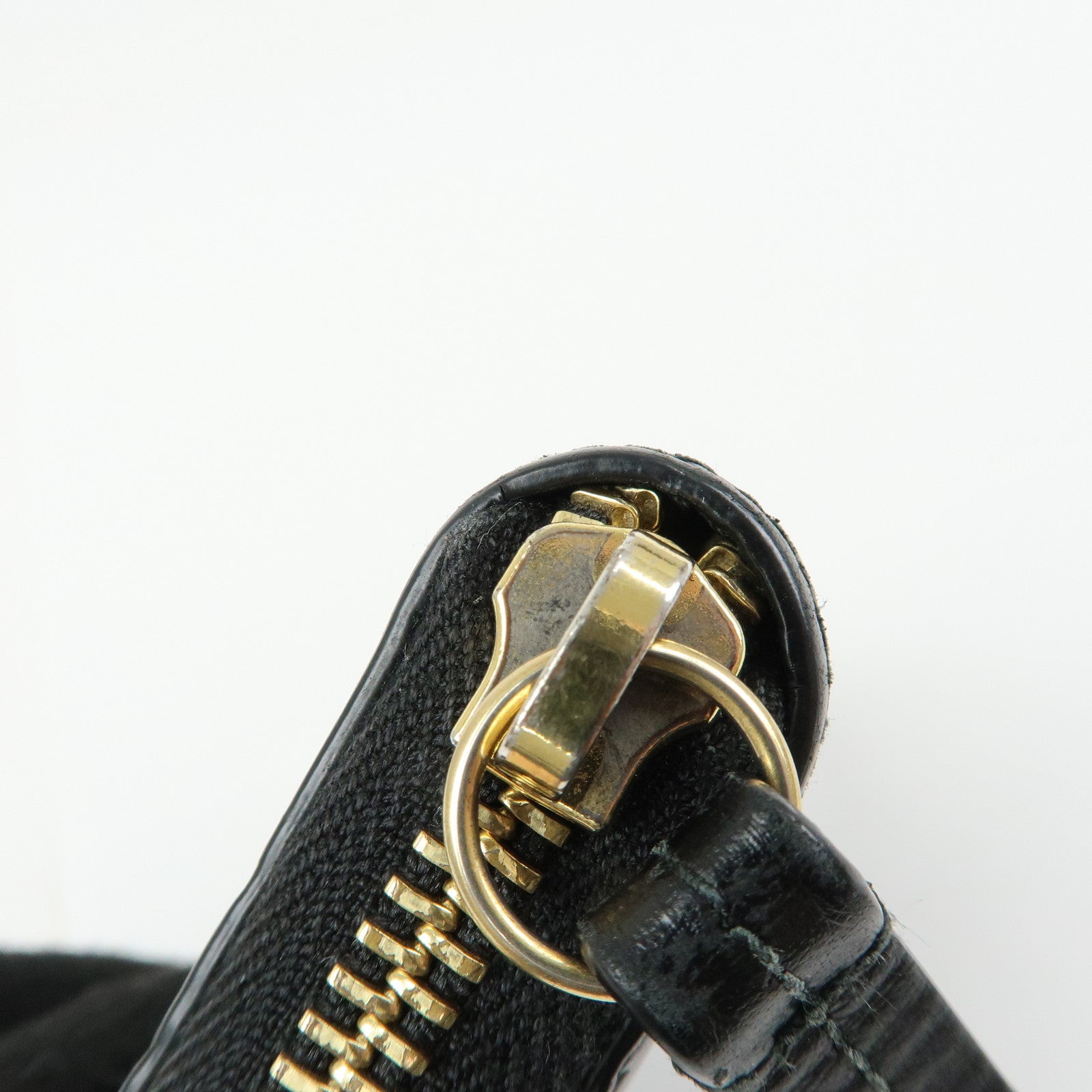 GUCCI Guccissima Leather Zip Around Coin Case Card Holder 447939