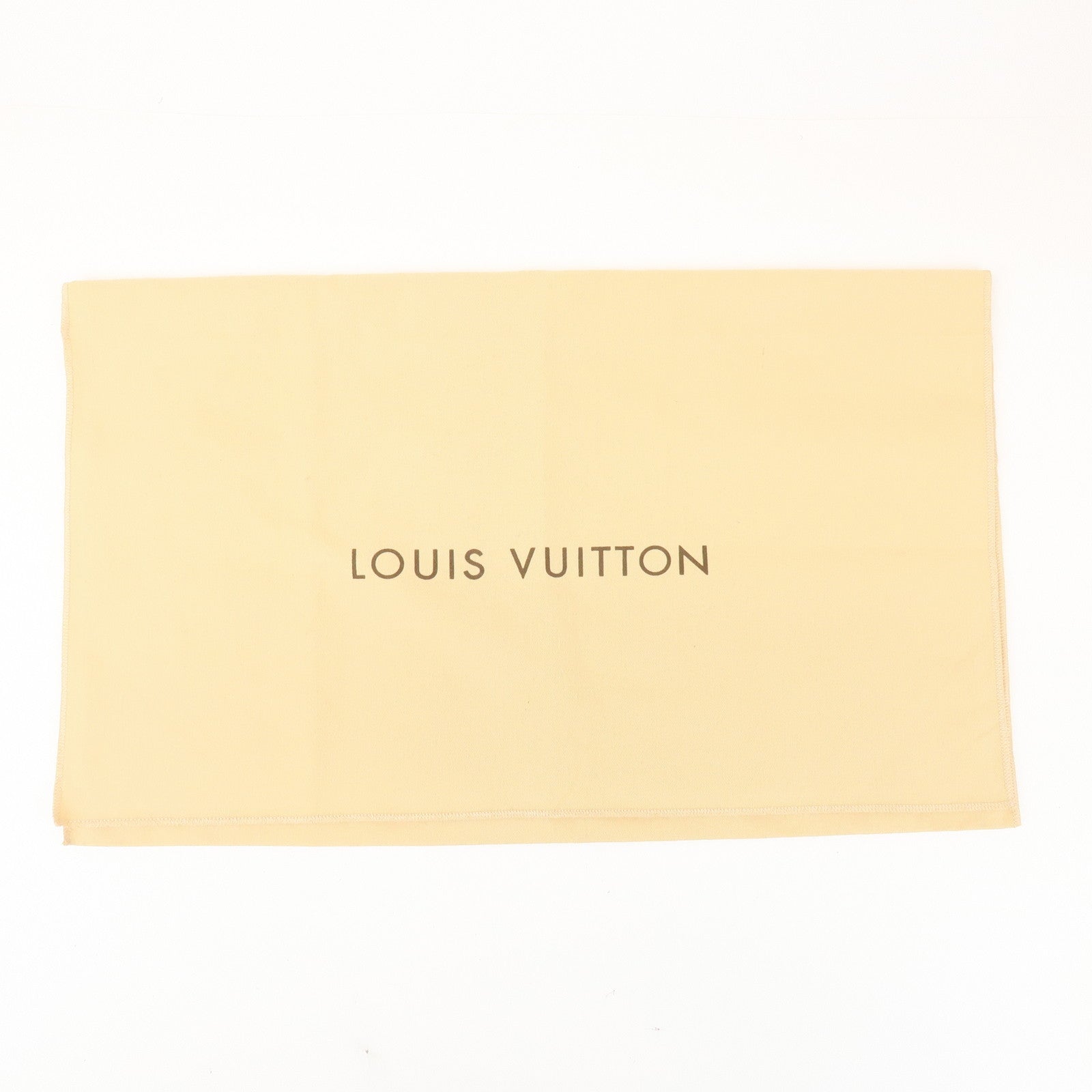 Louis Vuitton Set of 10 Dust Bag Storage Bag Flap Style Beige