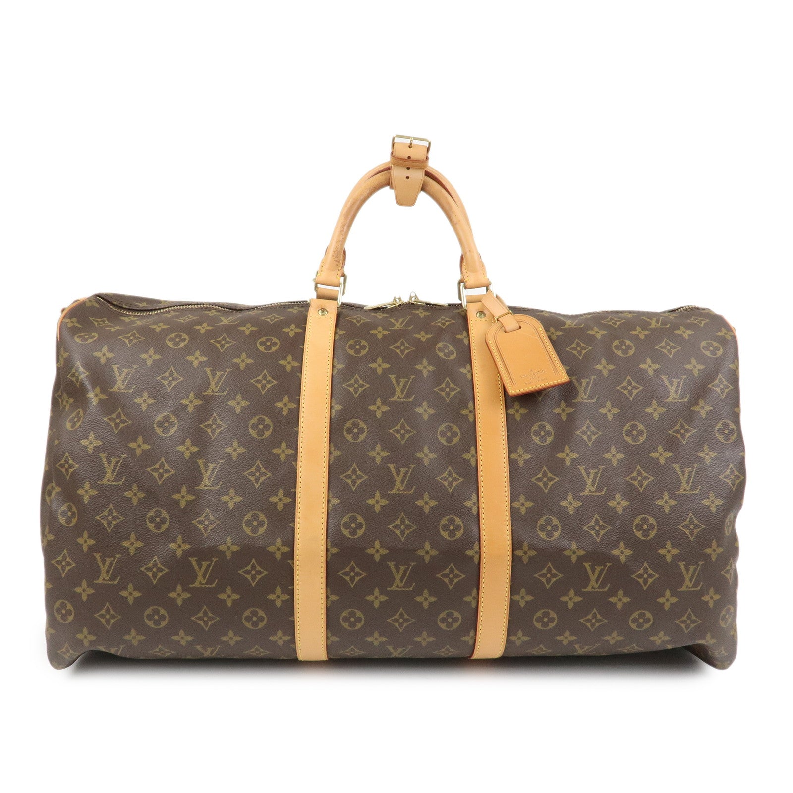 Louis Vuitton Monogram Keep All Bandouliere 60 Boston Bag M41412