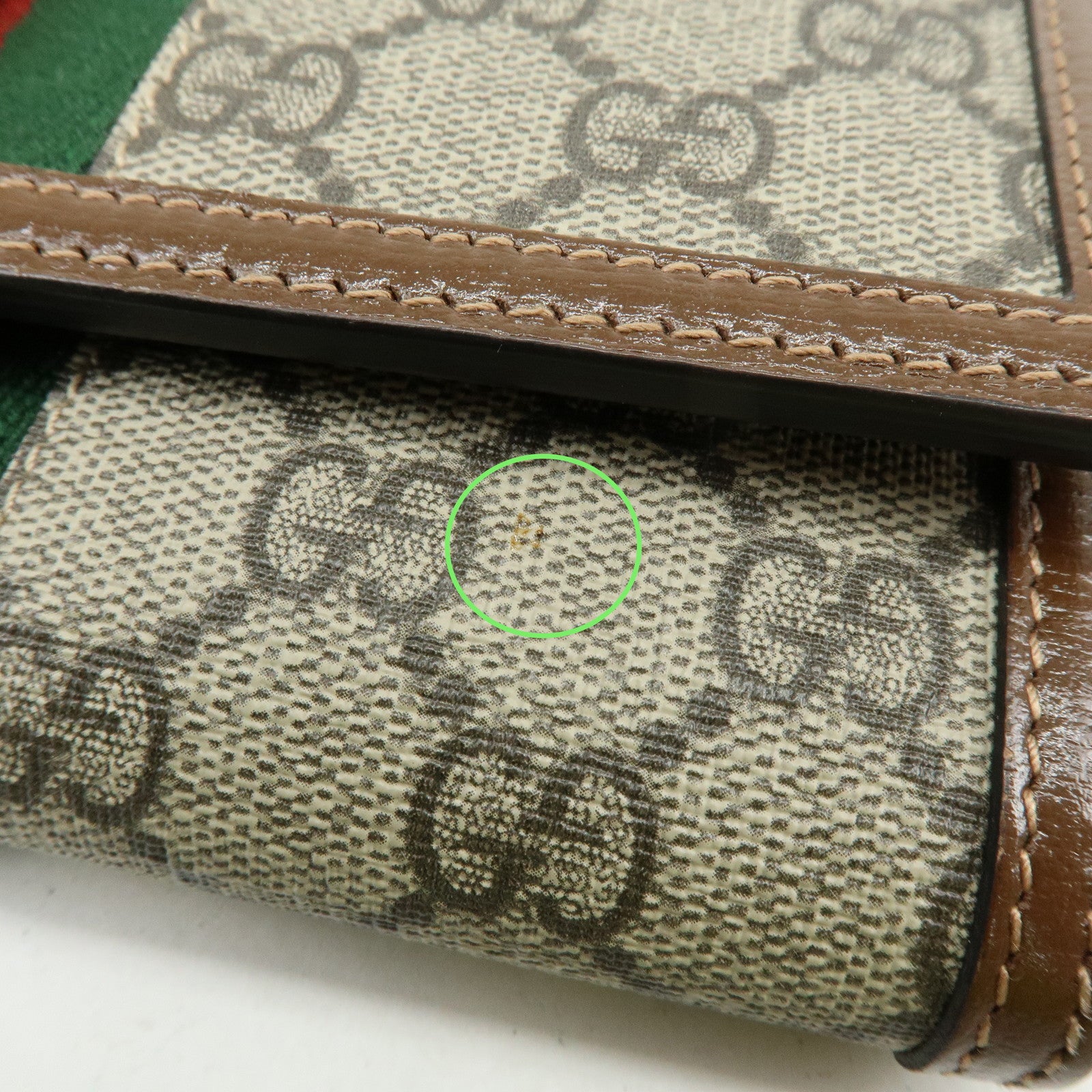 GUCCI Jackie 1961 Sherry Leather Chain Wallet Beige 652681.0416