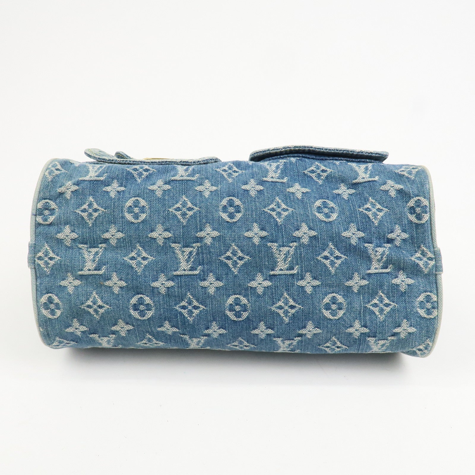 Louis Vuitton Monogram Denim Neo Speedy Boston Bag Blue M95019